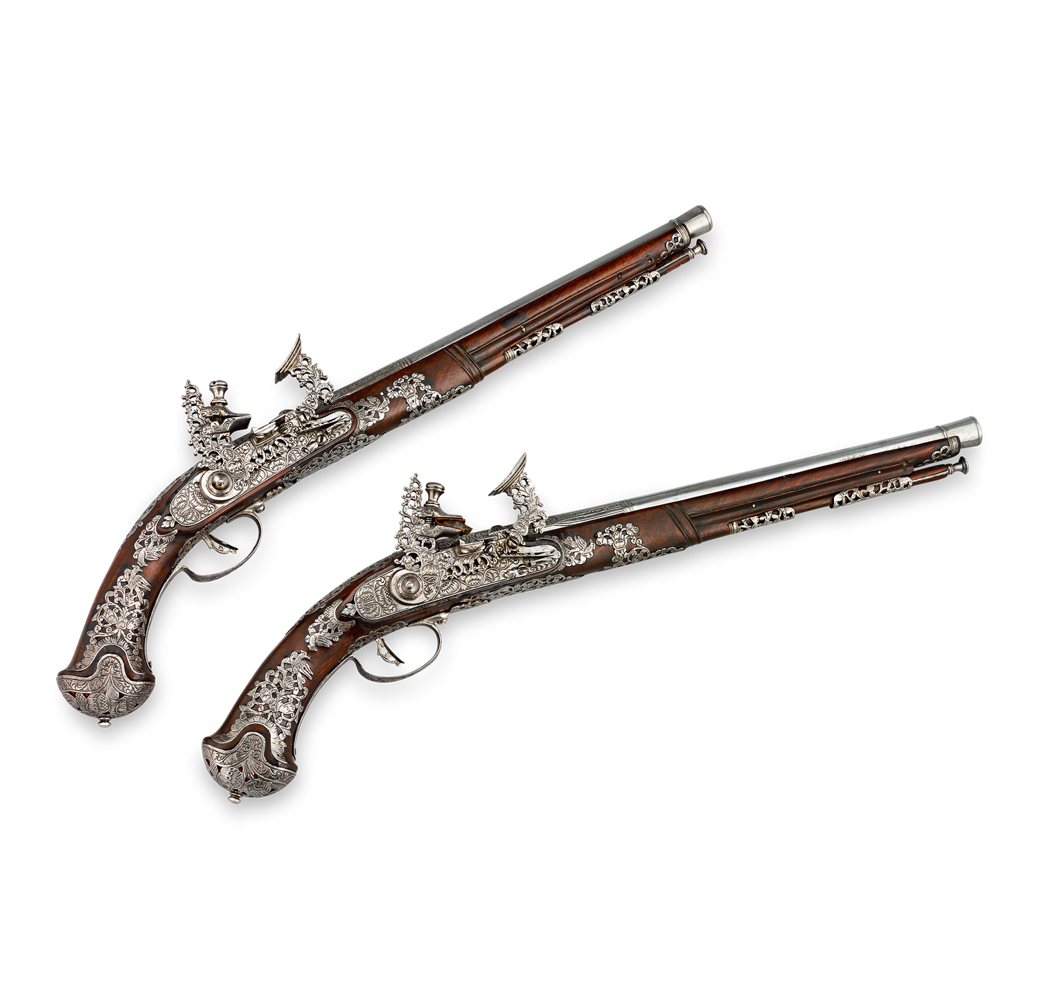 Pair 17th-Century Italian Snaphaunce Pistols