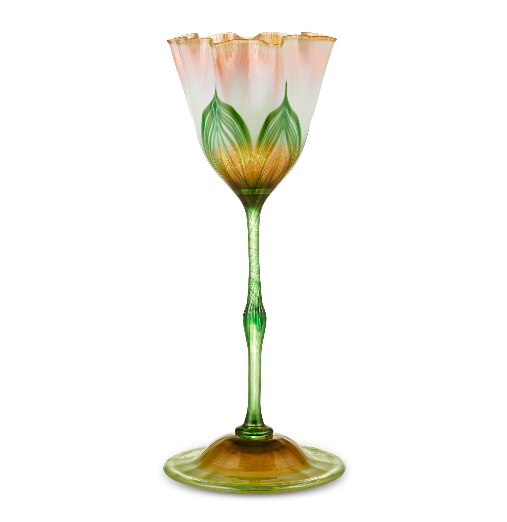 Tiffany Studios Favrile Glass Floriform Vase