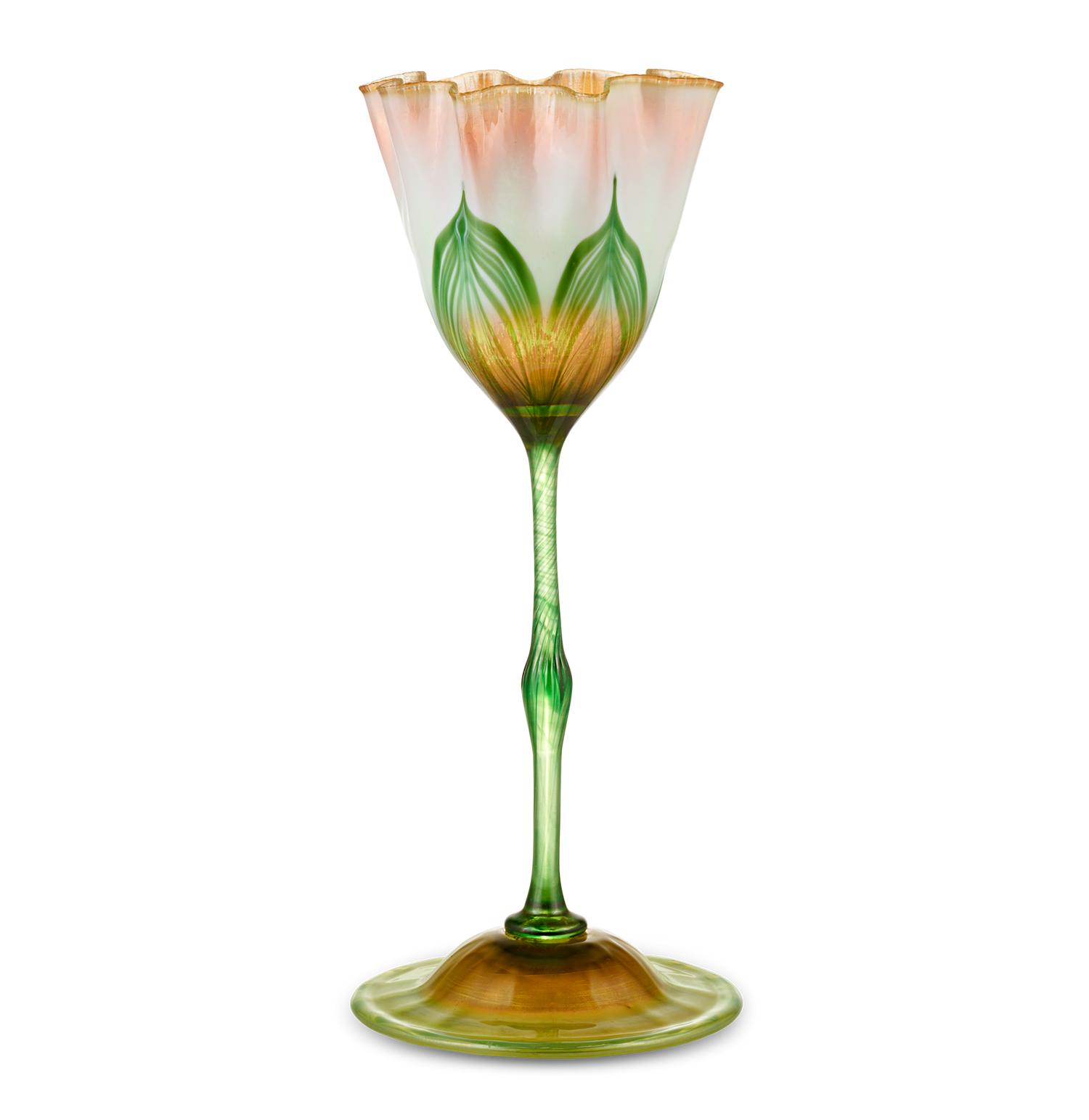 Tiffany Studios Favrile Glass Floriform Vase