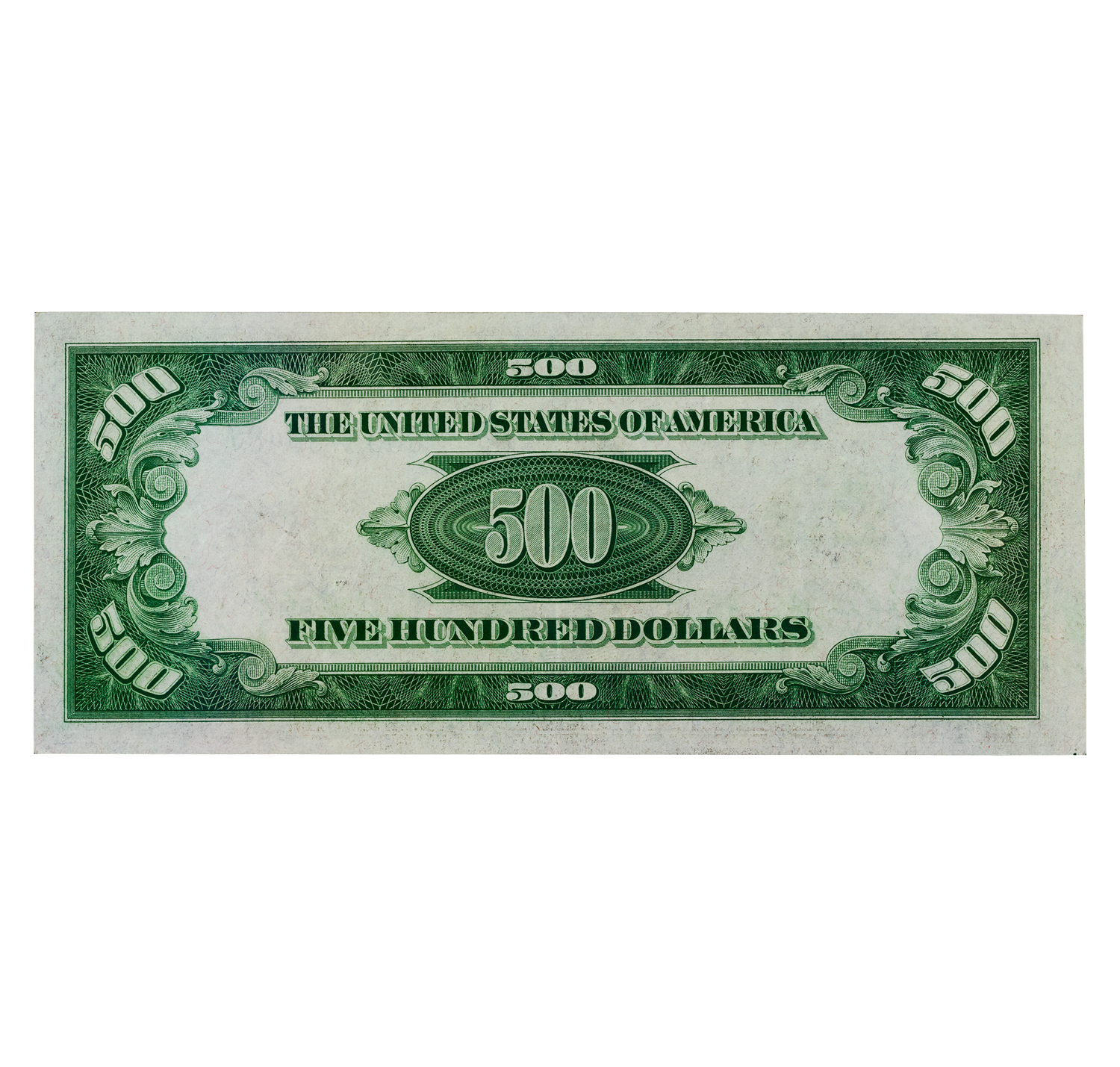 U.S. Federal Reserve Note $500