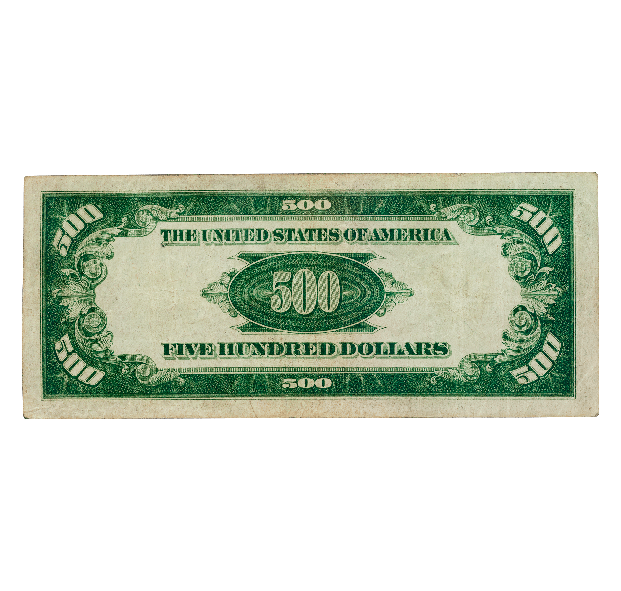 U.S. Federal Reserve Note, $500