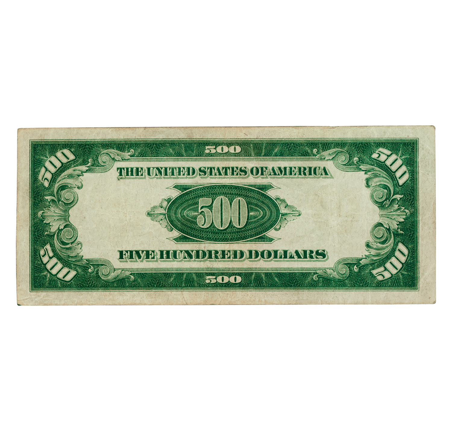 U.S. Federal Reserve Note, $500