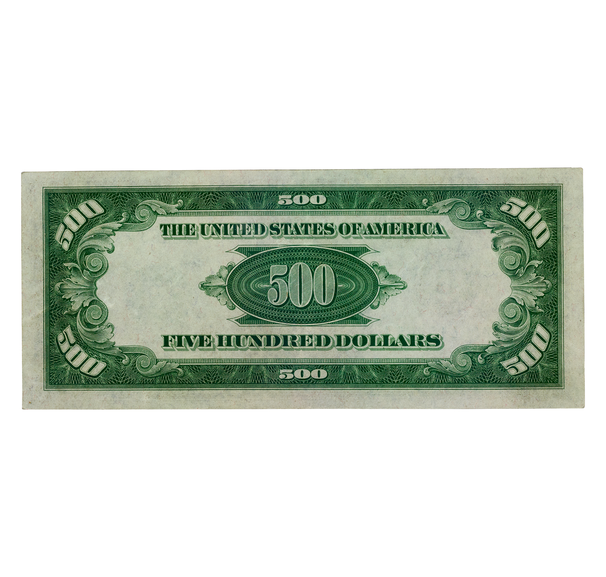 $500 U.S. Federal Reserve Note