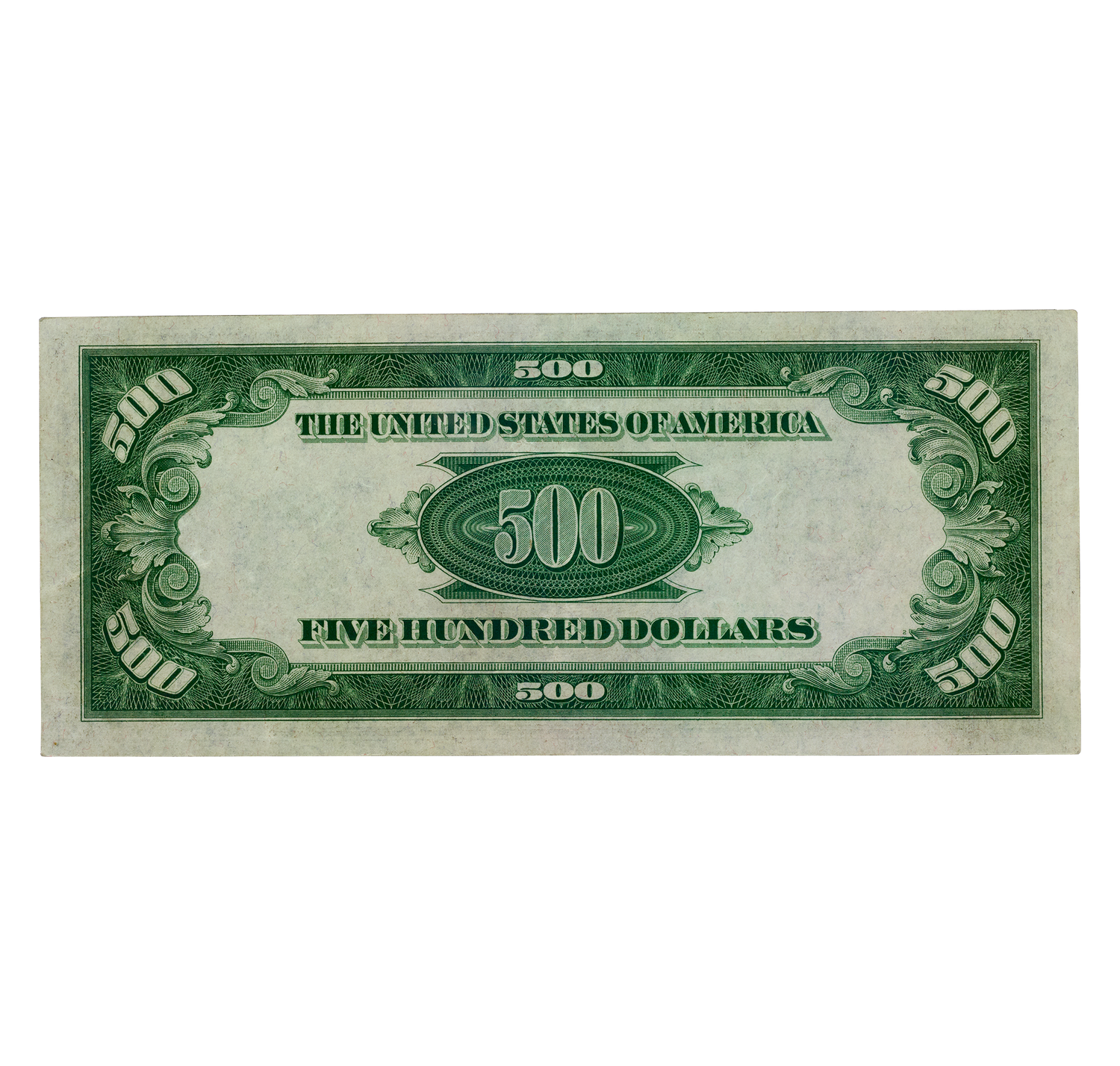 $500 U.S. Federal Reserve Note