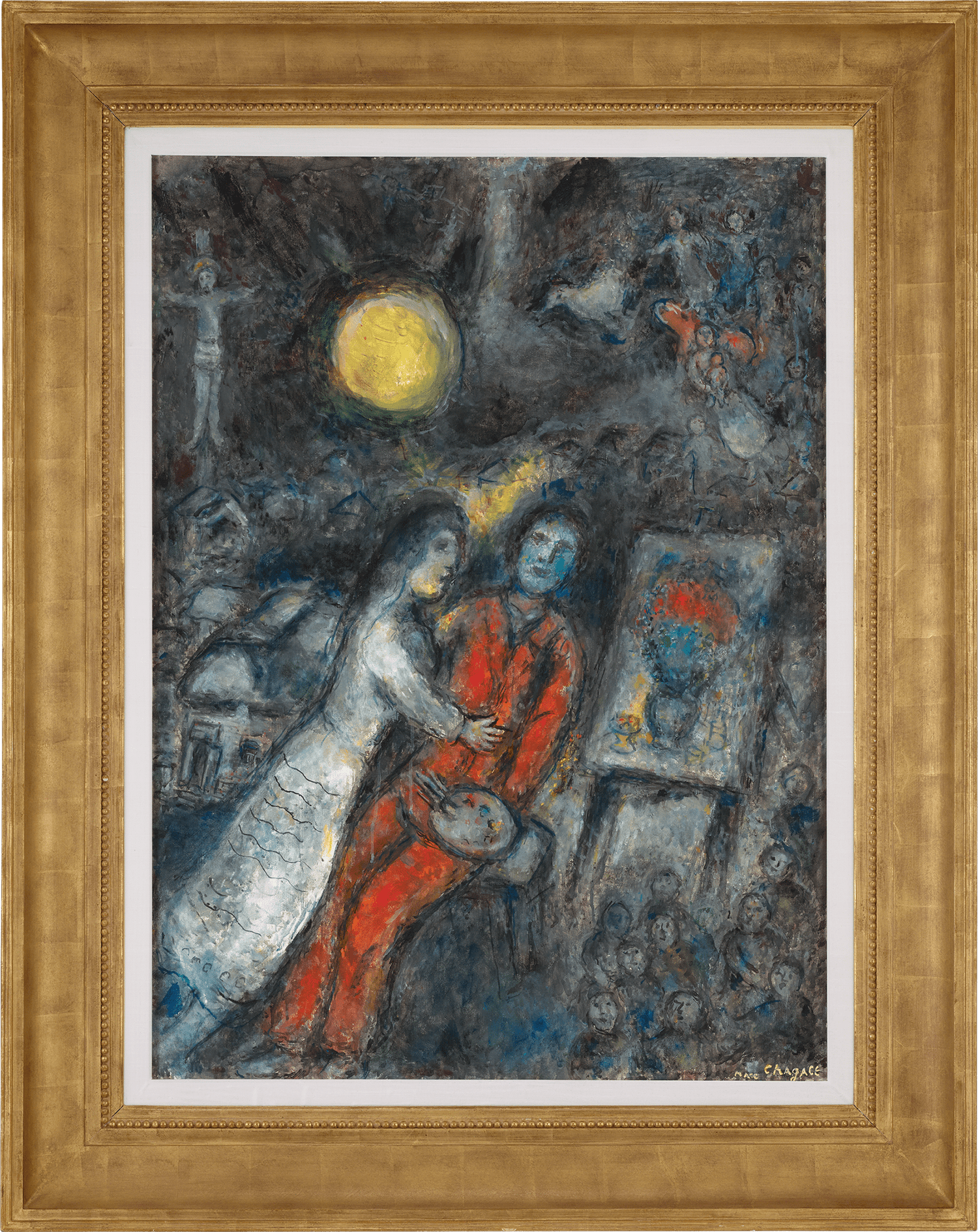 Couple in the Moonlight by Marc Chagall