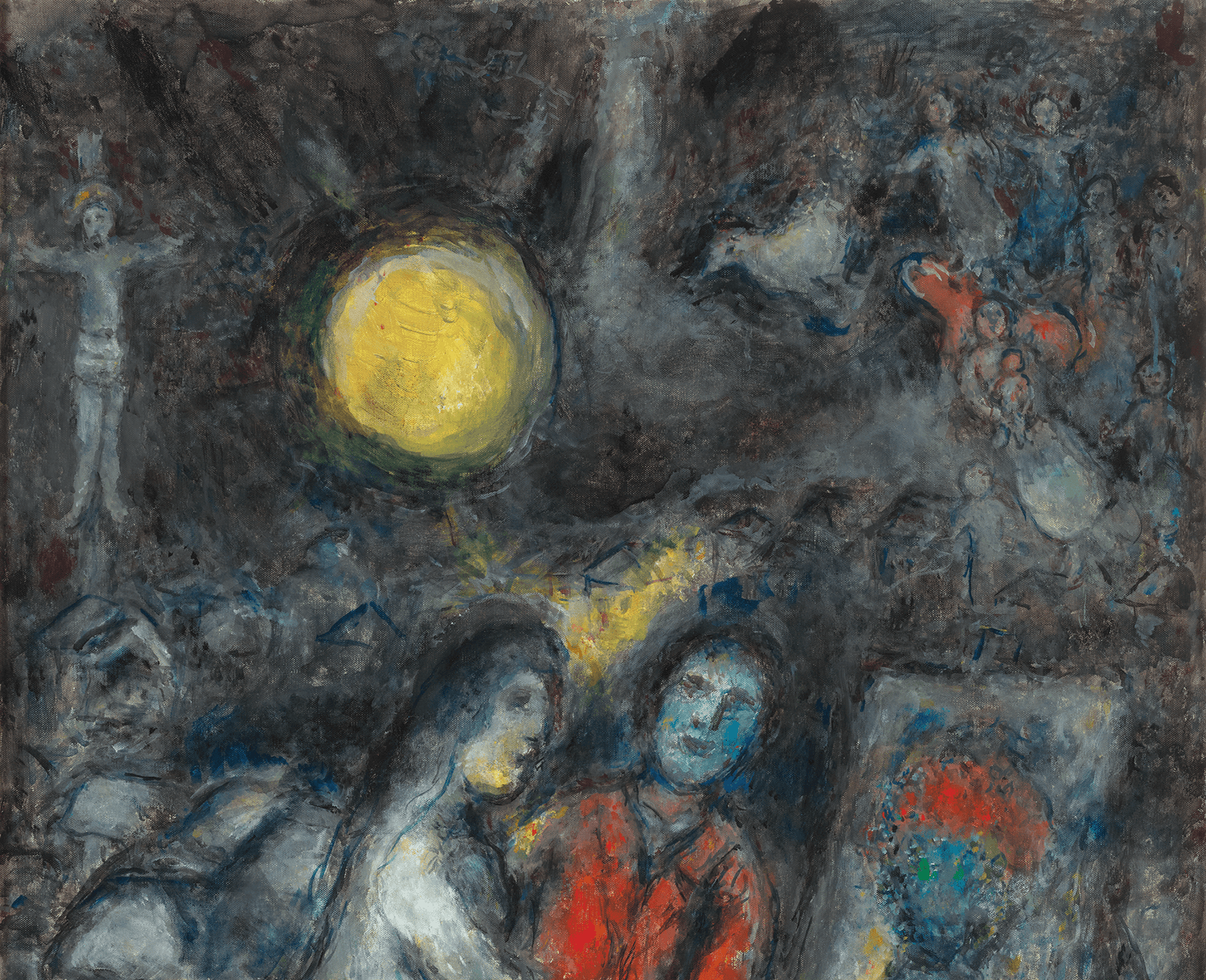 Couple in the Moonlight by Marc Chagall