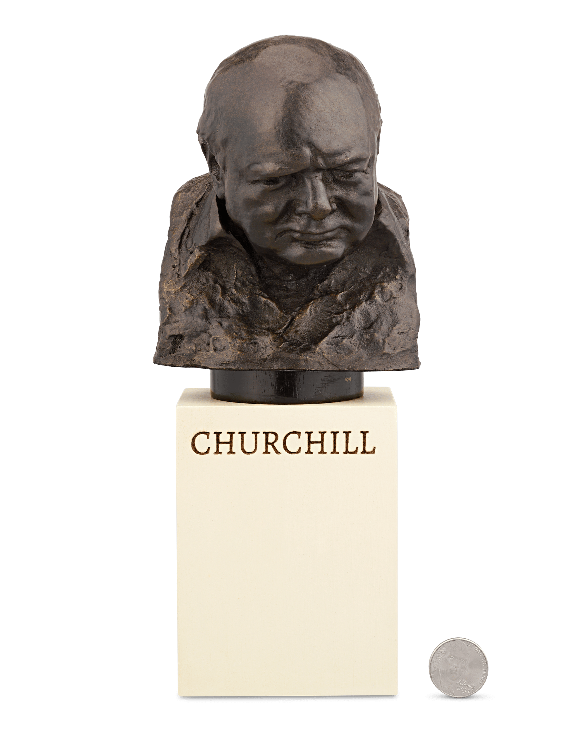 Bust of Sir Winston Churchill by Oscar Nemon