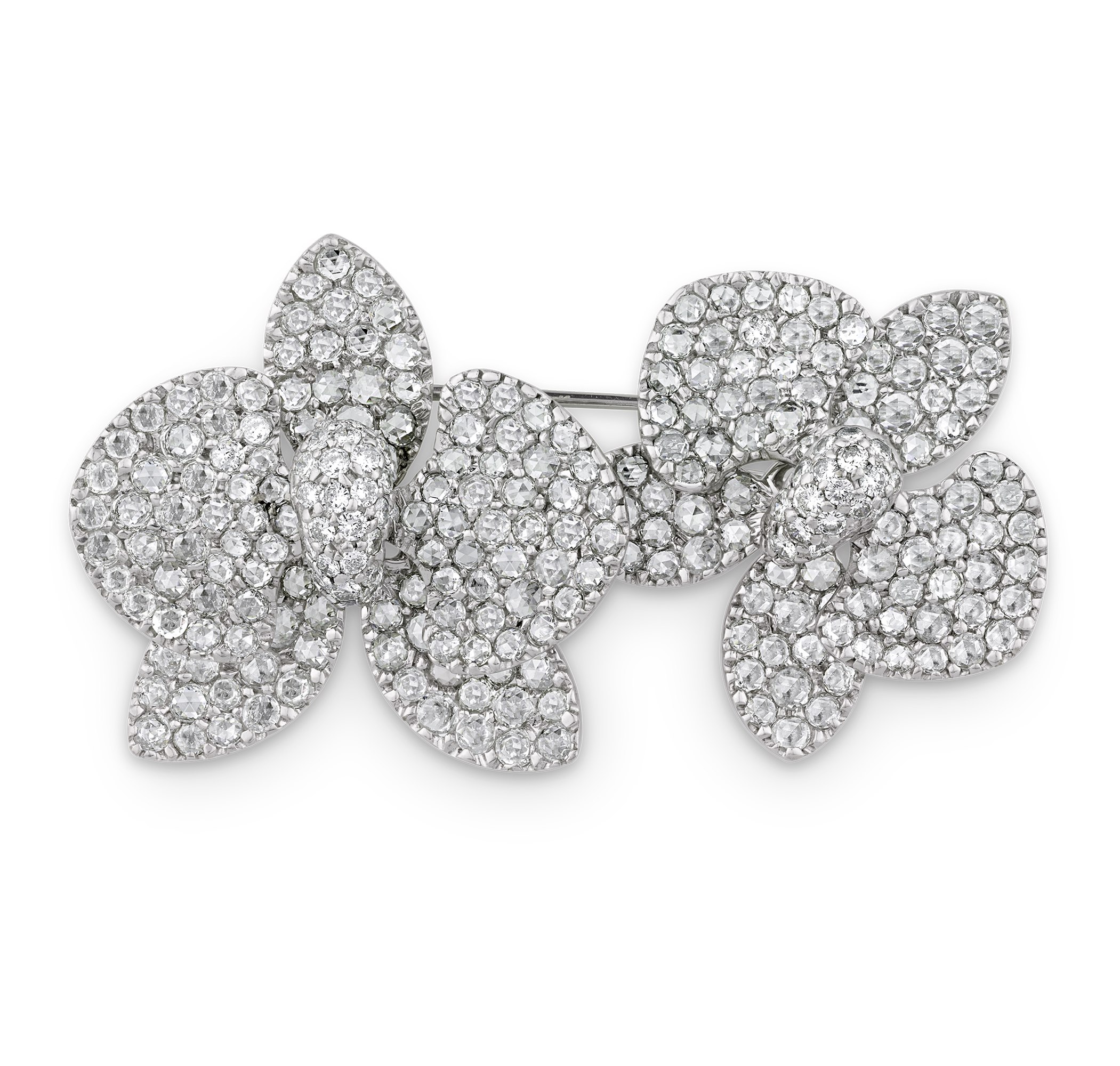 Elizabeth Taylor's Diamond Orchid Brooch, 7.76 carats