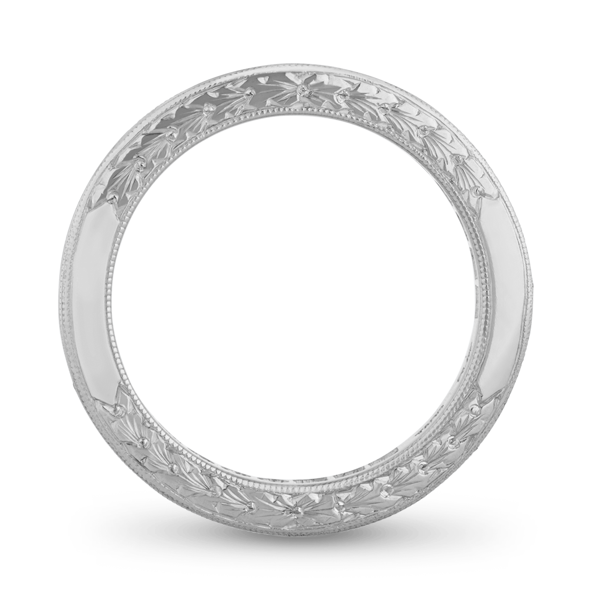 Raymond Yard Platinum, Sapphire and Diamond Eternity Band