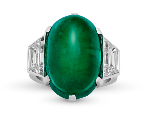 Tiffany & Co. Colombian Emerald Ring, 13.43 carats