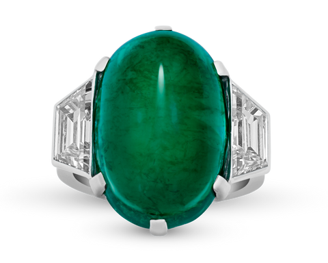 Tiffany & Co. Colombian Emerald Ring, 13.43 carats