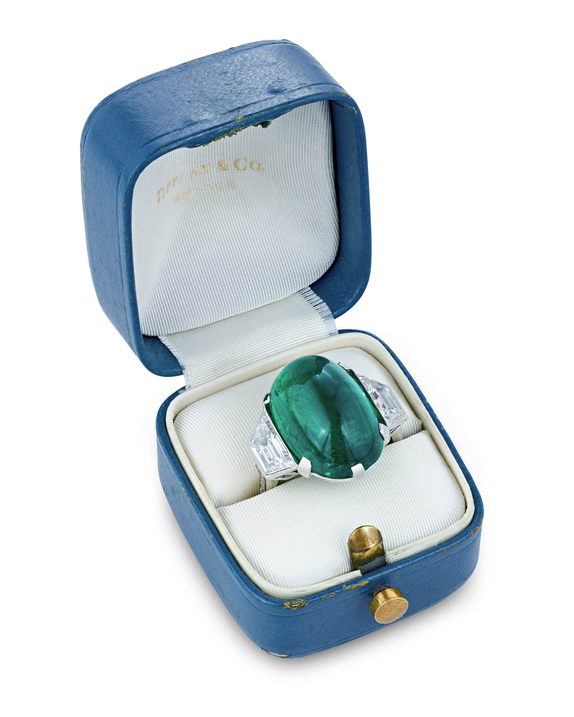 Tiffany & Co. Colombian Emerald Ring, 13.43 carats