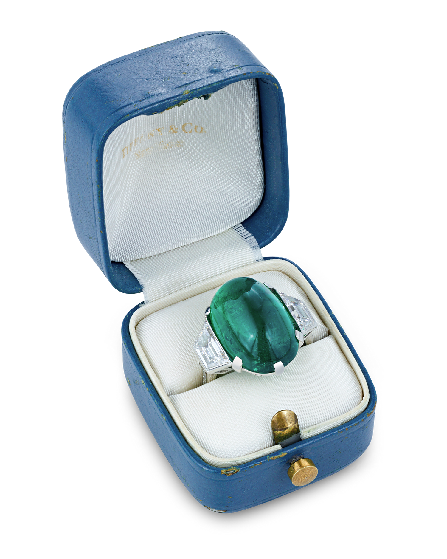 Tiffany & Co. Colombian Emerald Ring, 13.43 carats