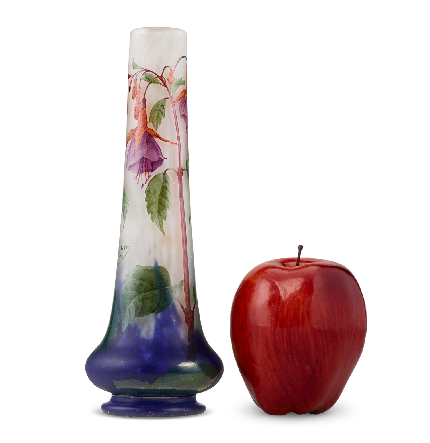 Daum Nancy Fuchsia Vase