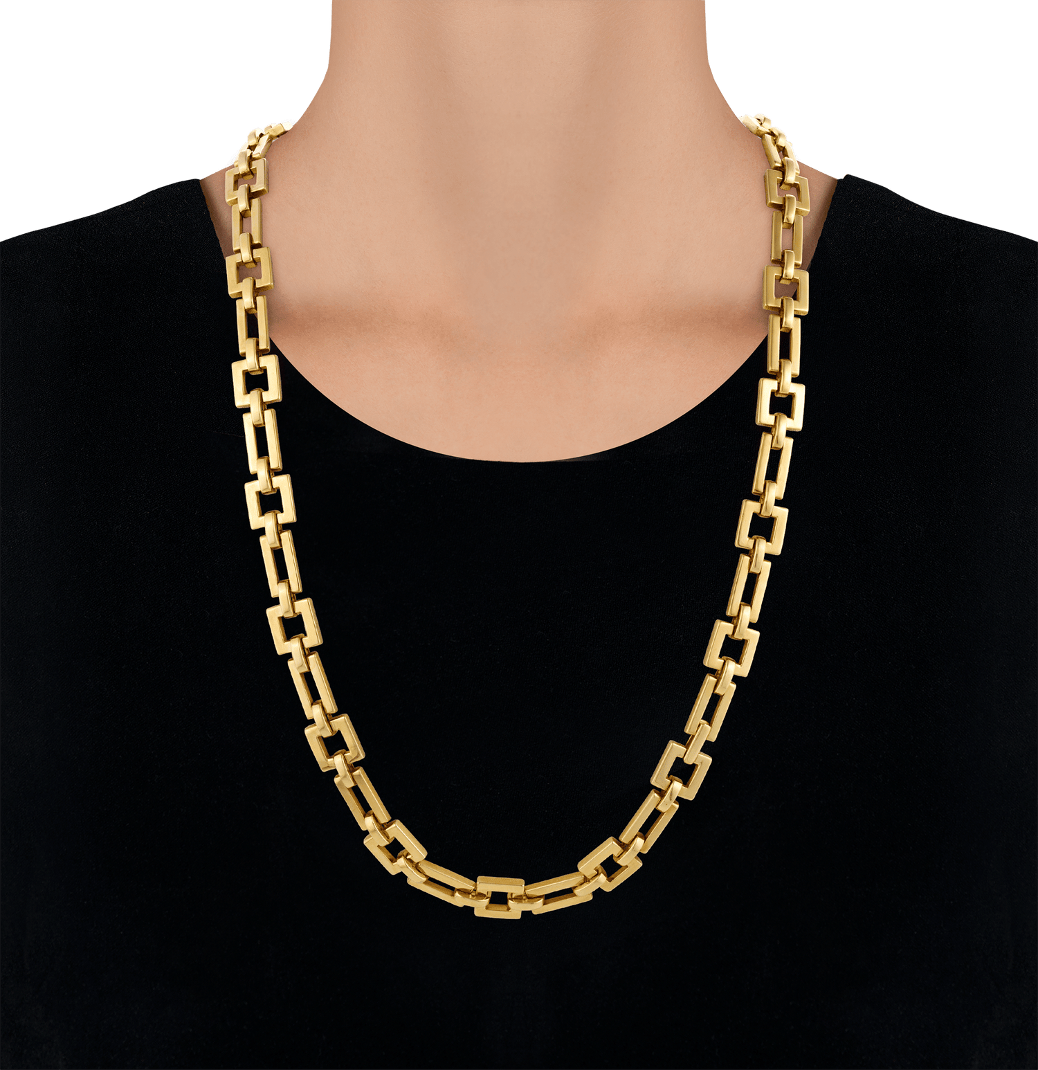 David Webb Convertible 18K Yellow Gold Chain