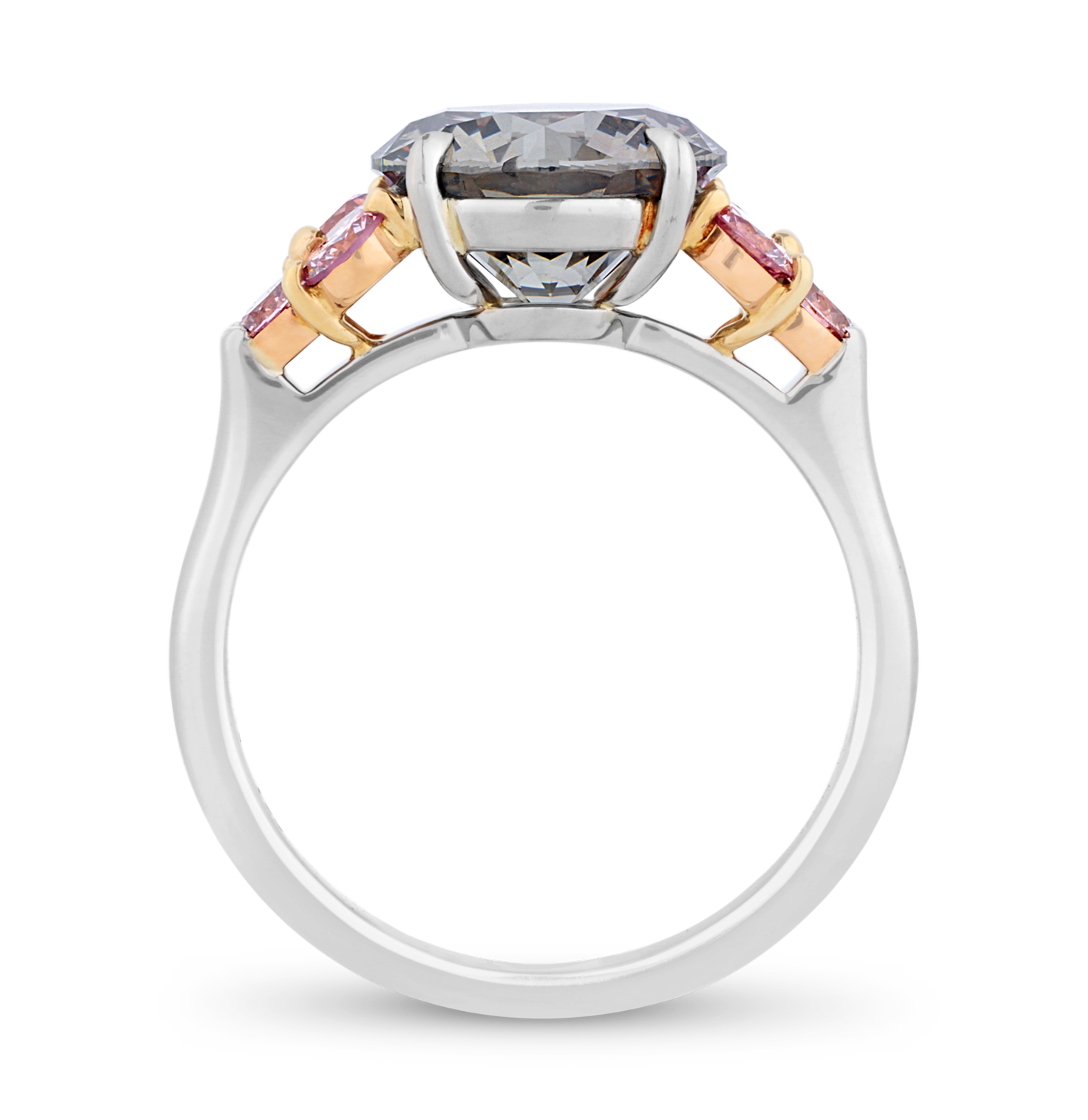 Fancy Gray Diamond Ring, 3.02 Carats