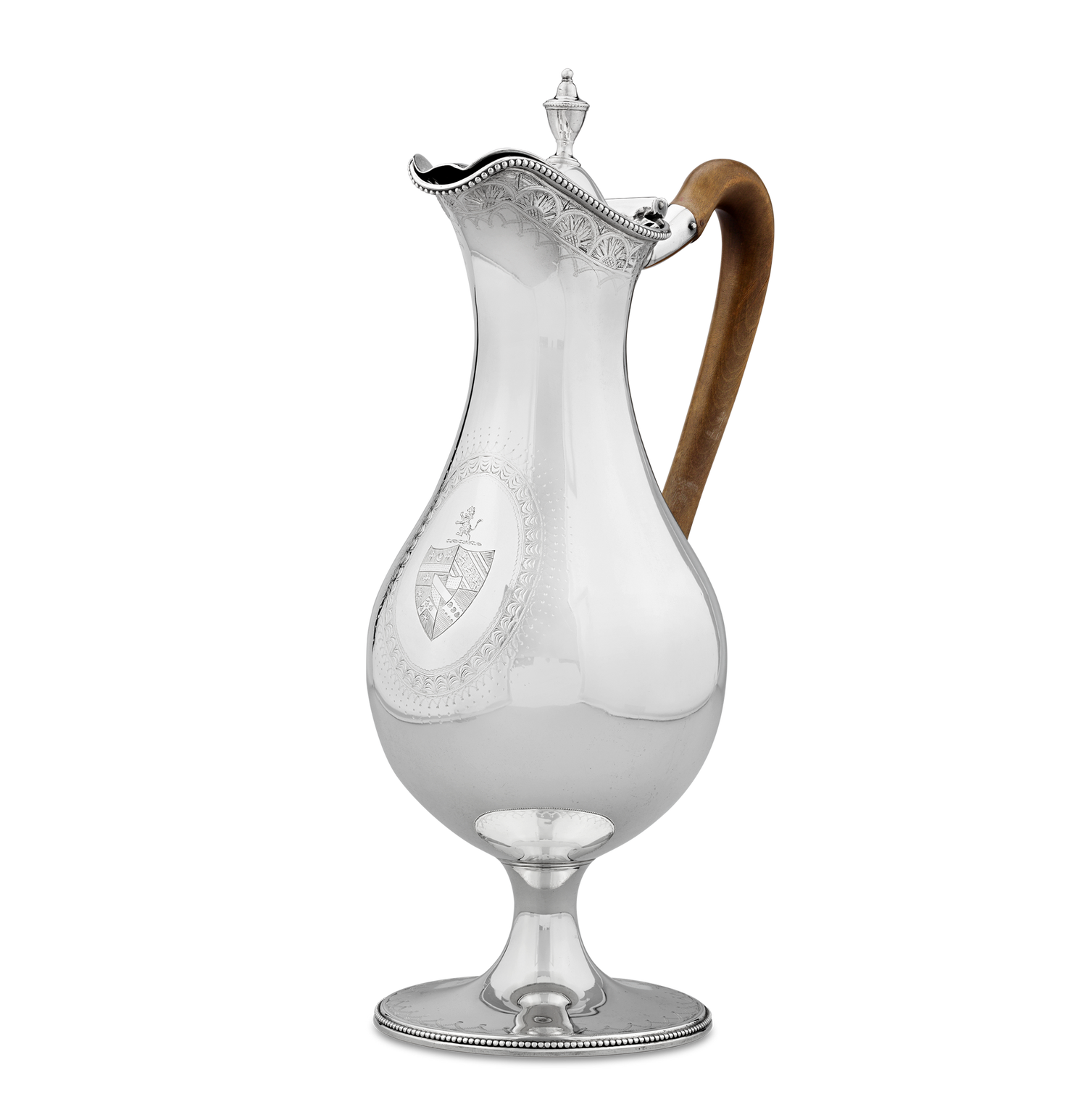 Georgian Silver Wine Ewer by Hester Bateman