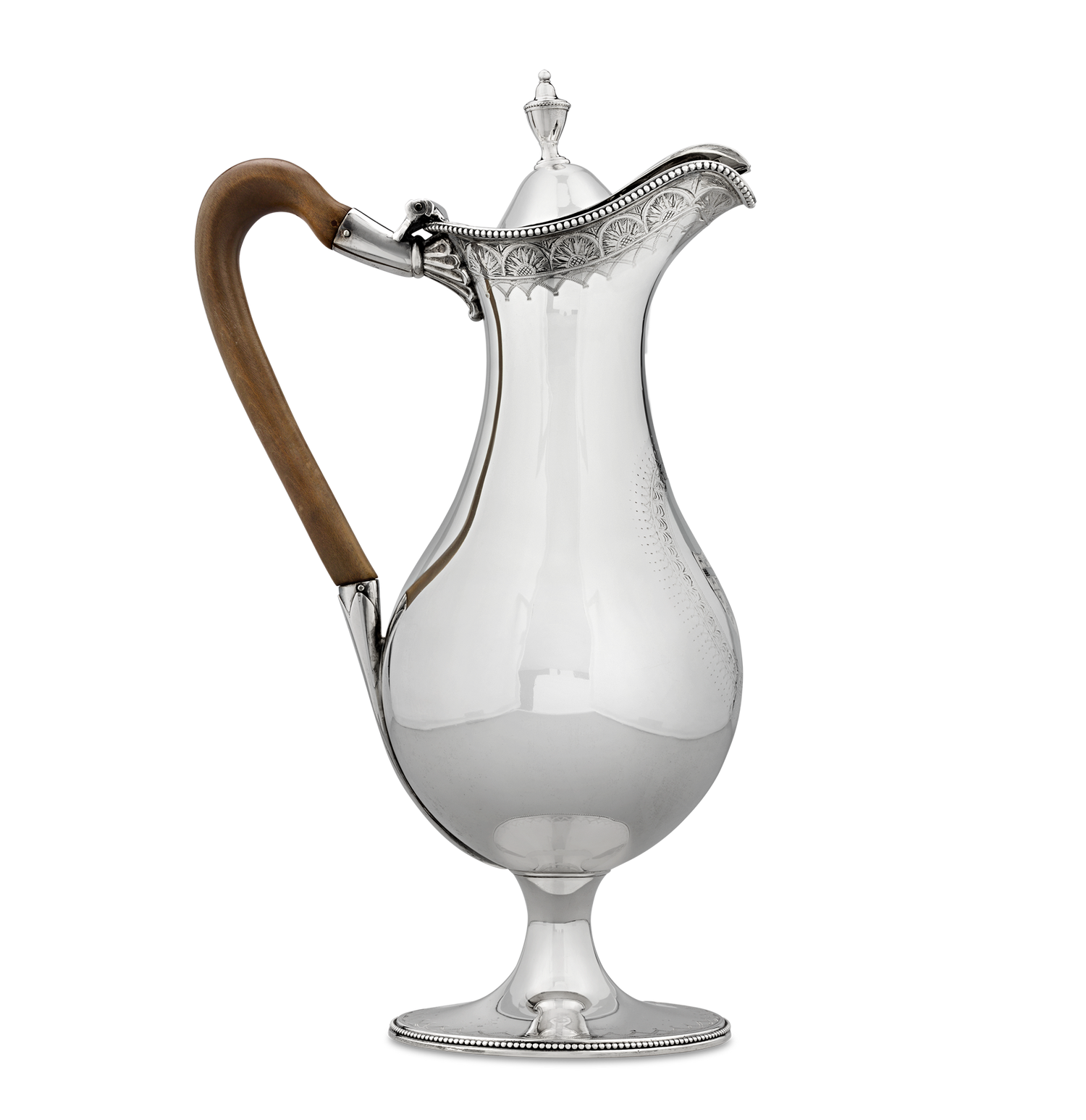 Georgian Silver Wine Ewer by Hester Bateman