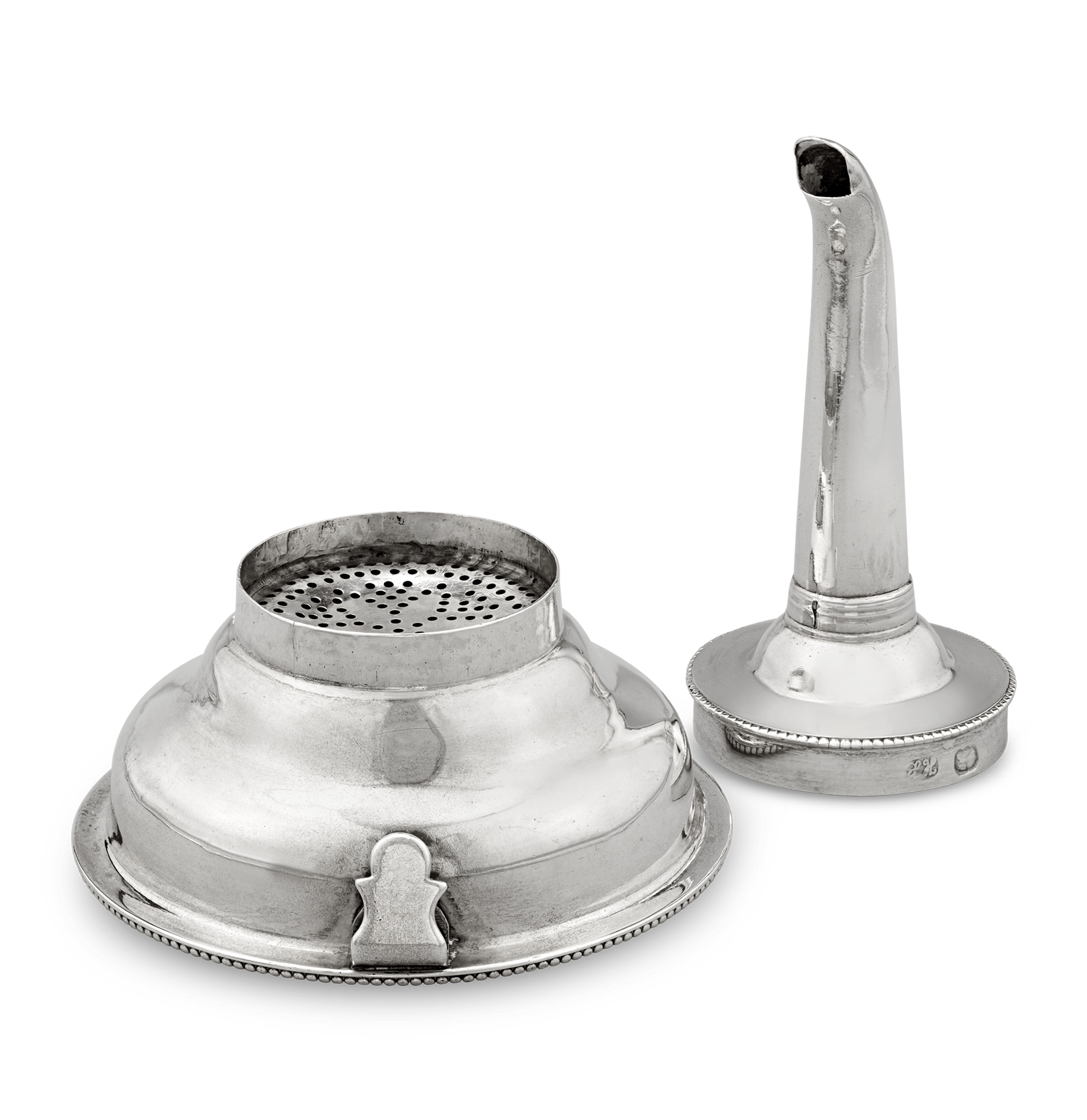 Georgian Silver Wine Funnel by Hester Bateman