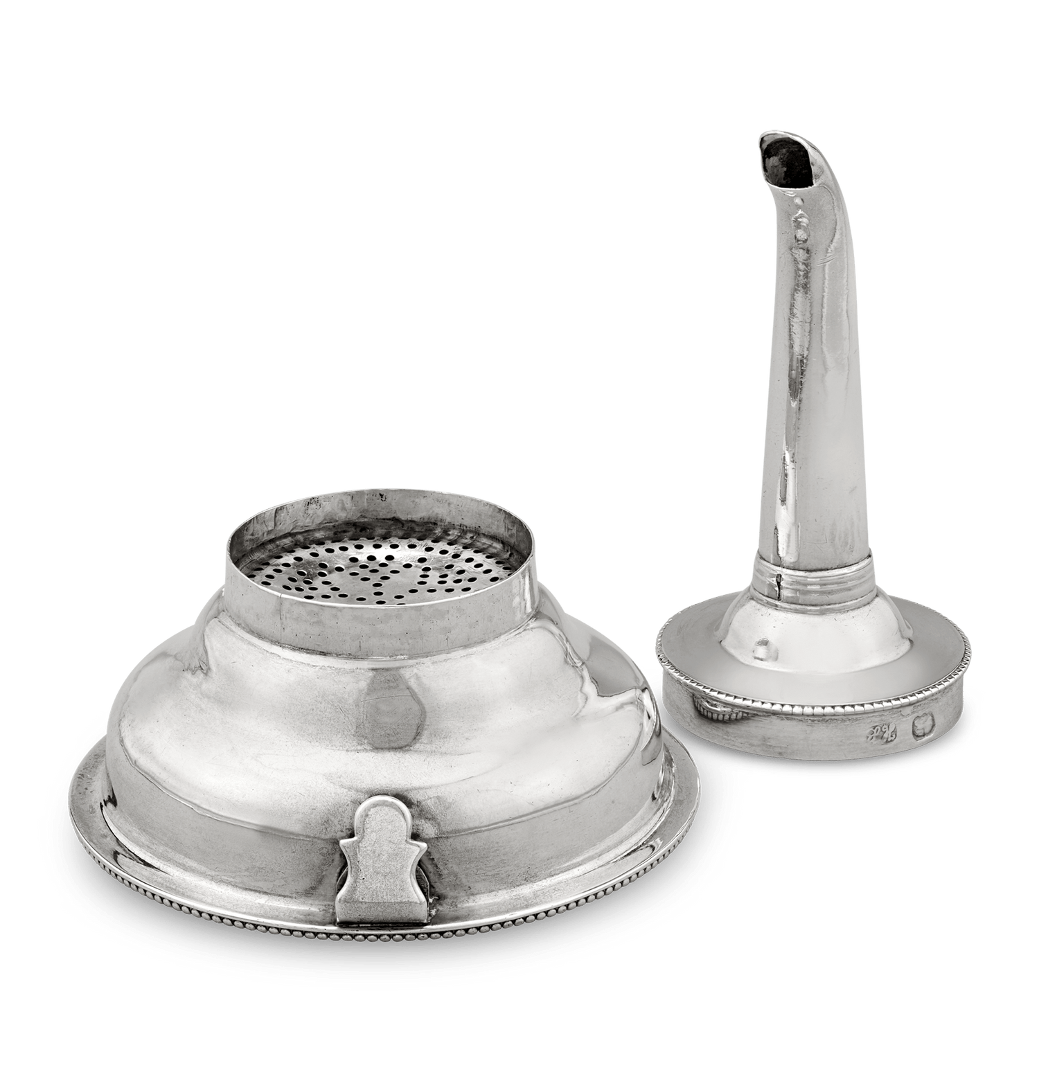 Georgian Silver Wine Funnel by Hester Bateman