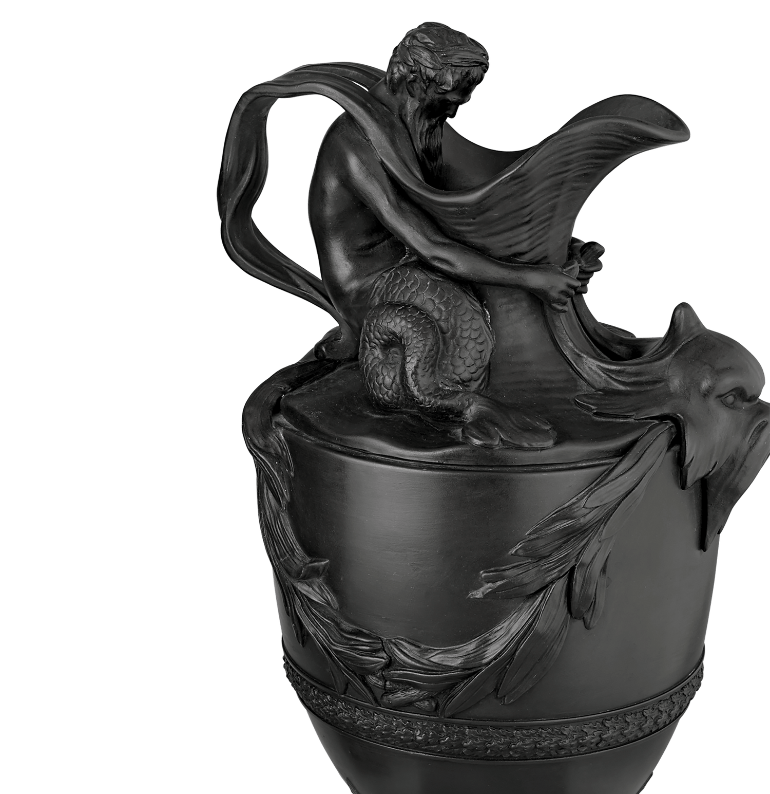 Wedgwood Black Basalt Water and Wine Ewers