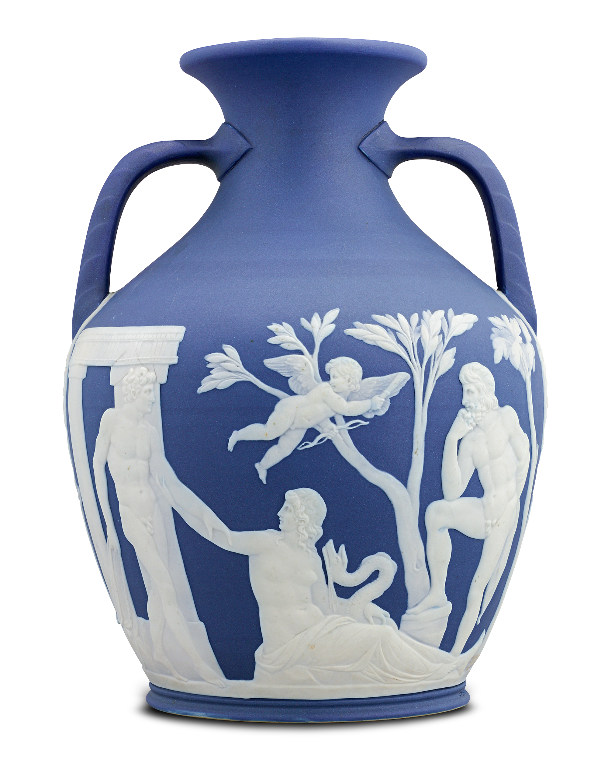 Wedgwood Blue Jasperware Portland Vase