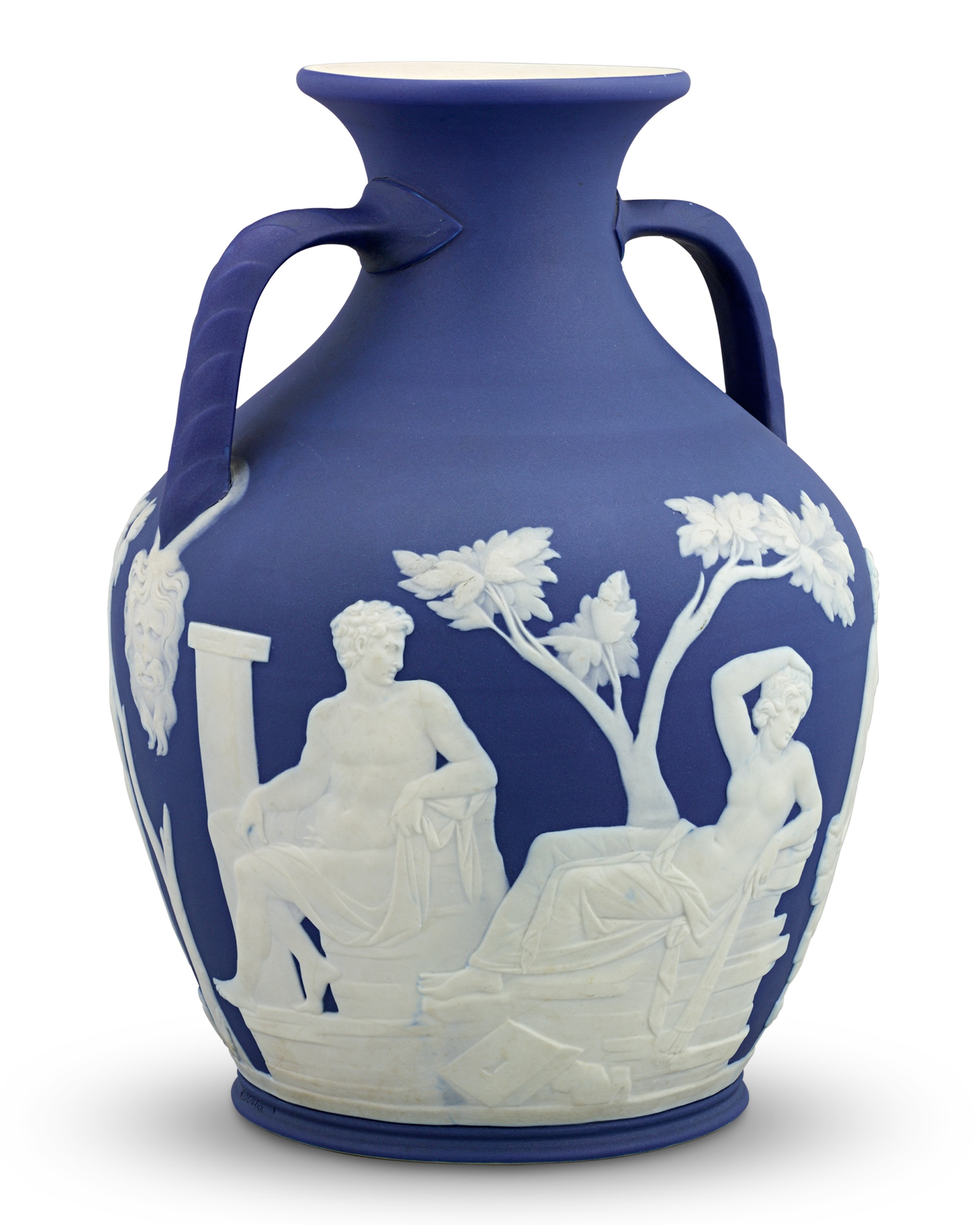 Wedgwood Blue Jasperware Portland Vase