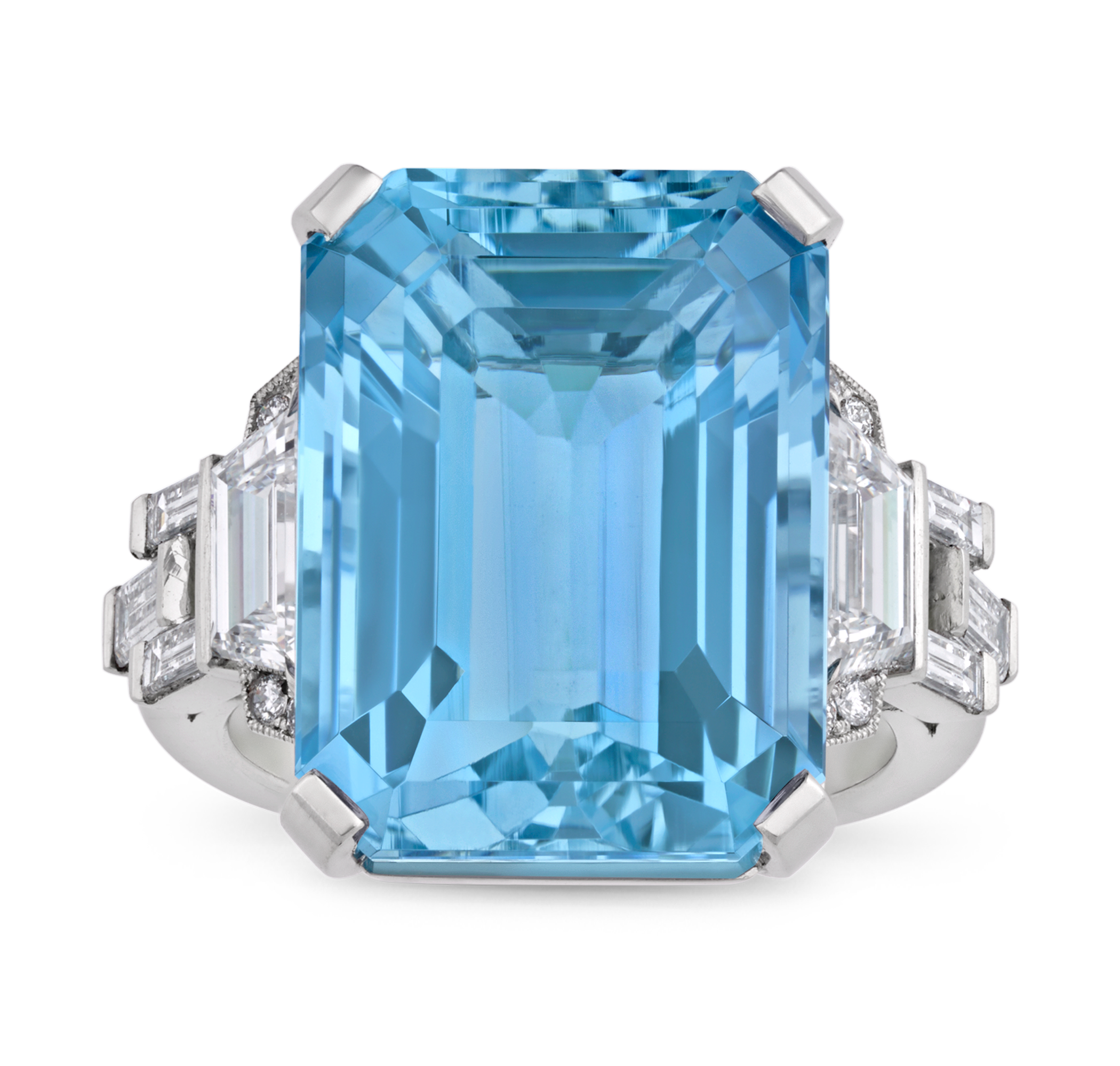 Raymond Yard Aquamarine Ring, 16.10 carats