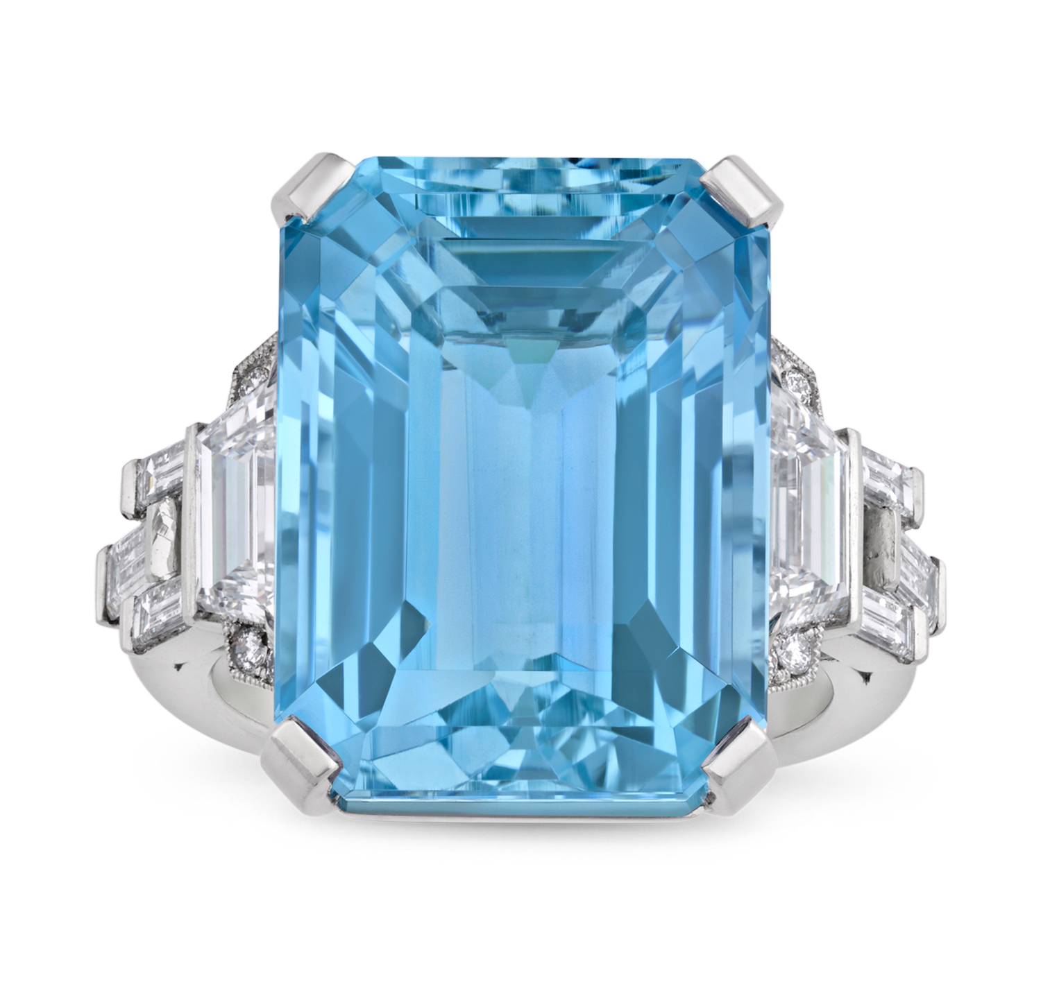 Raymond Yard Aquamarine Ring, 16.10 carats