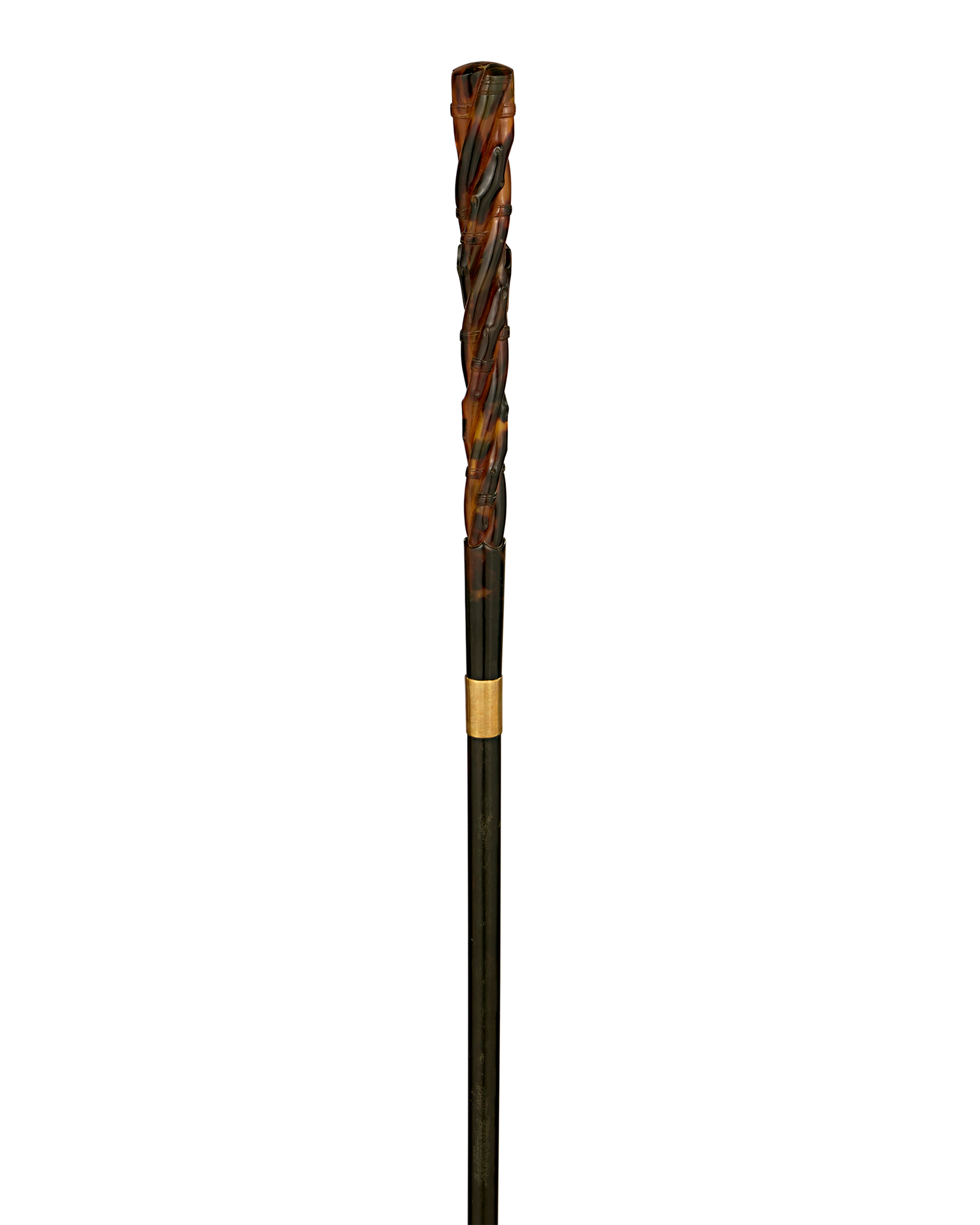 Carved Tortoiseshell Cane