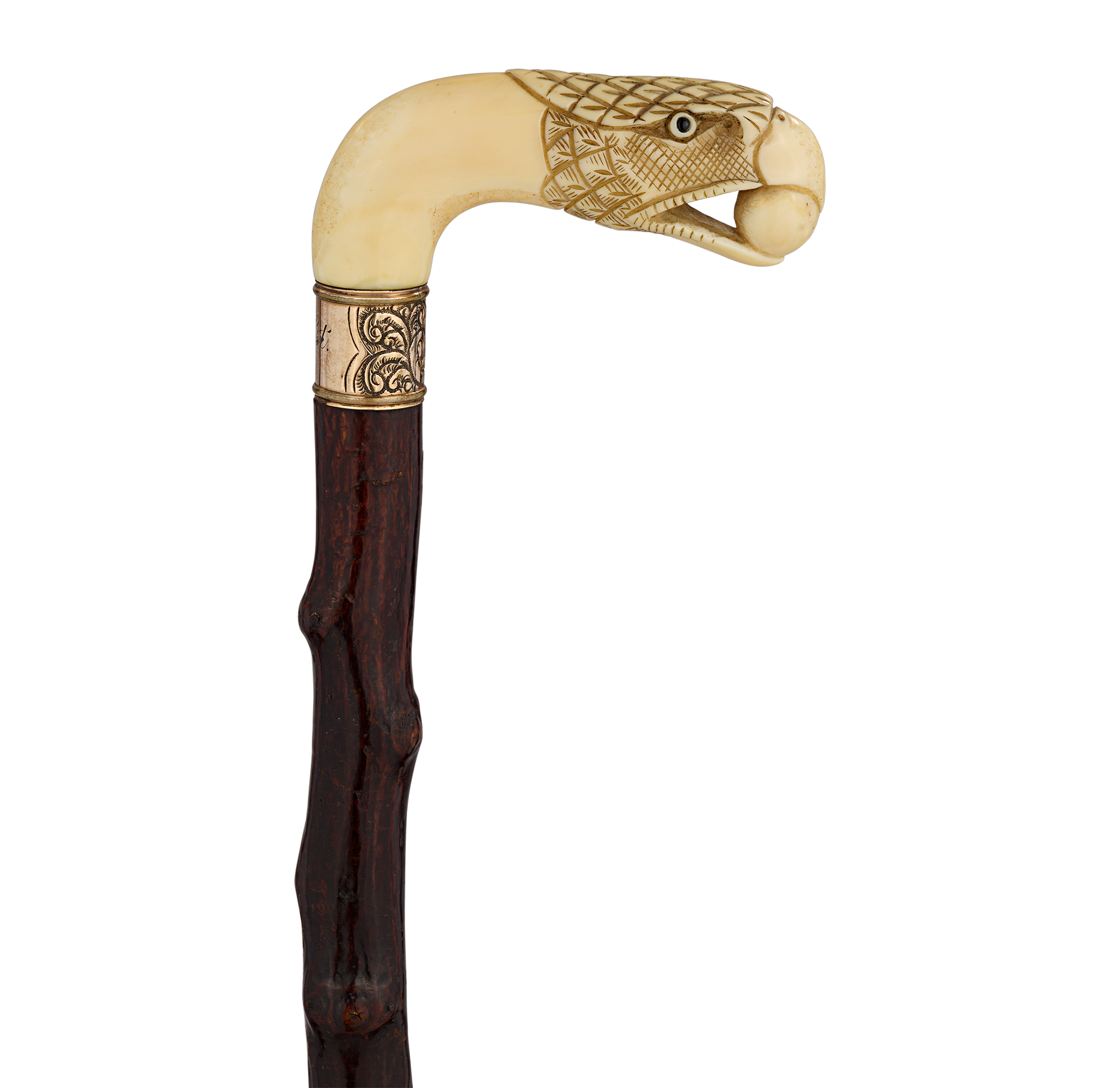 Carved Eagle Cane