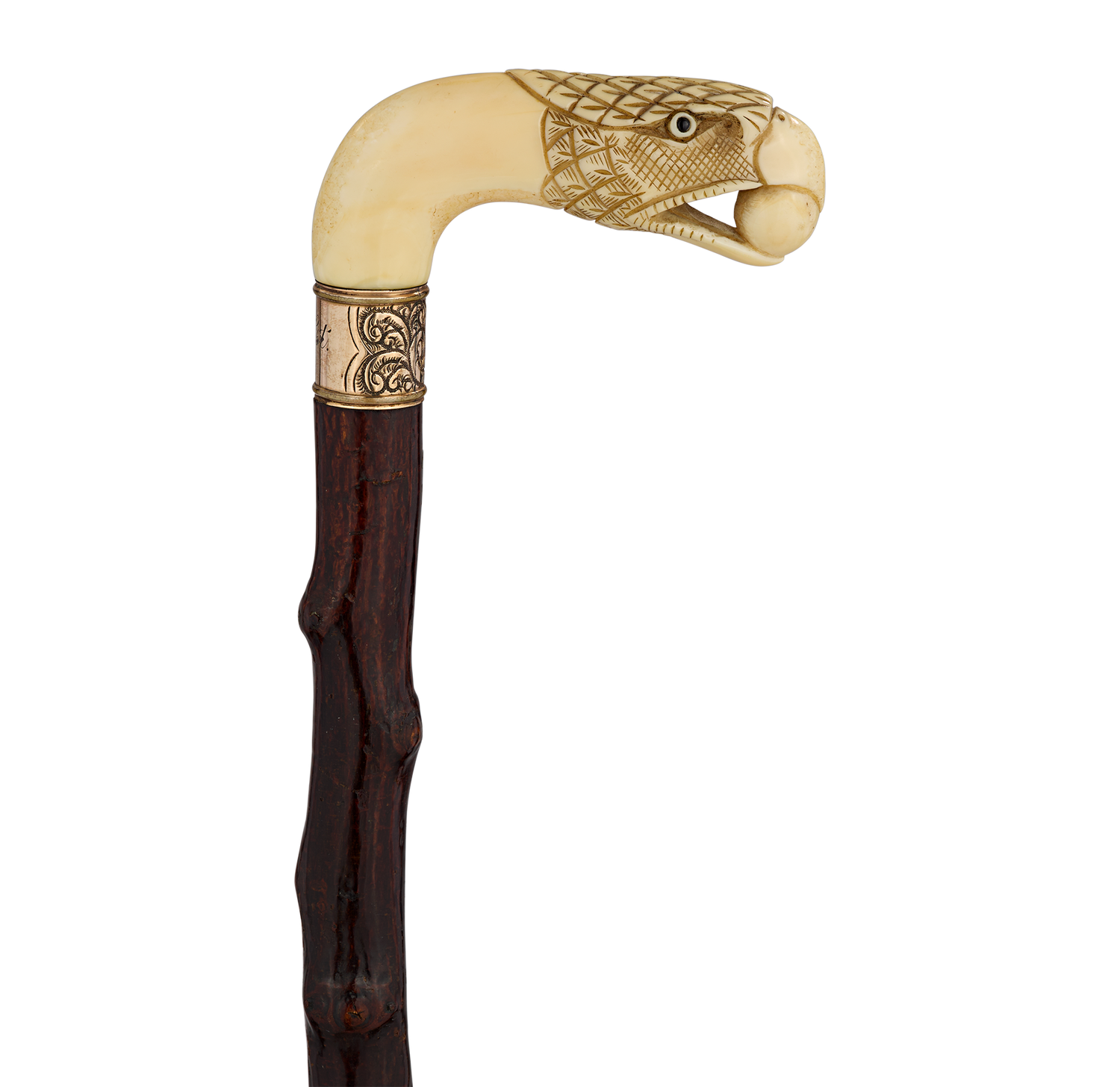 Carved Eagle Cane