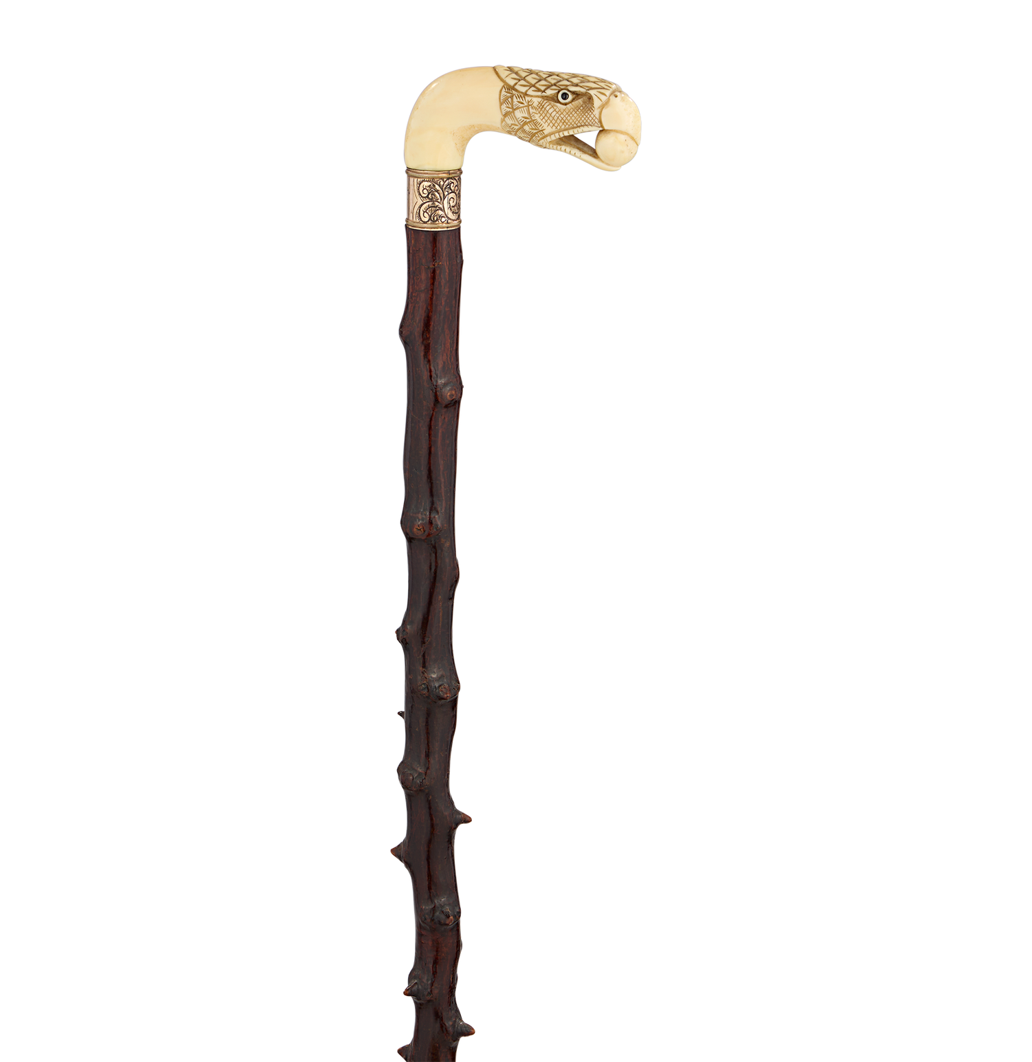 Carved Eagle Cane