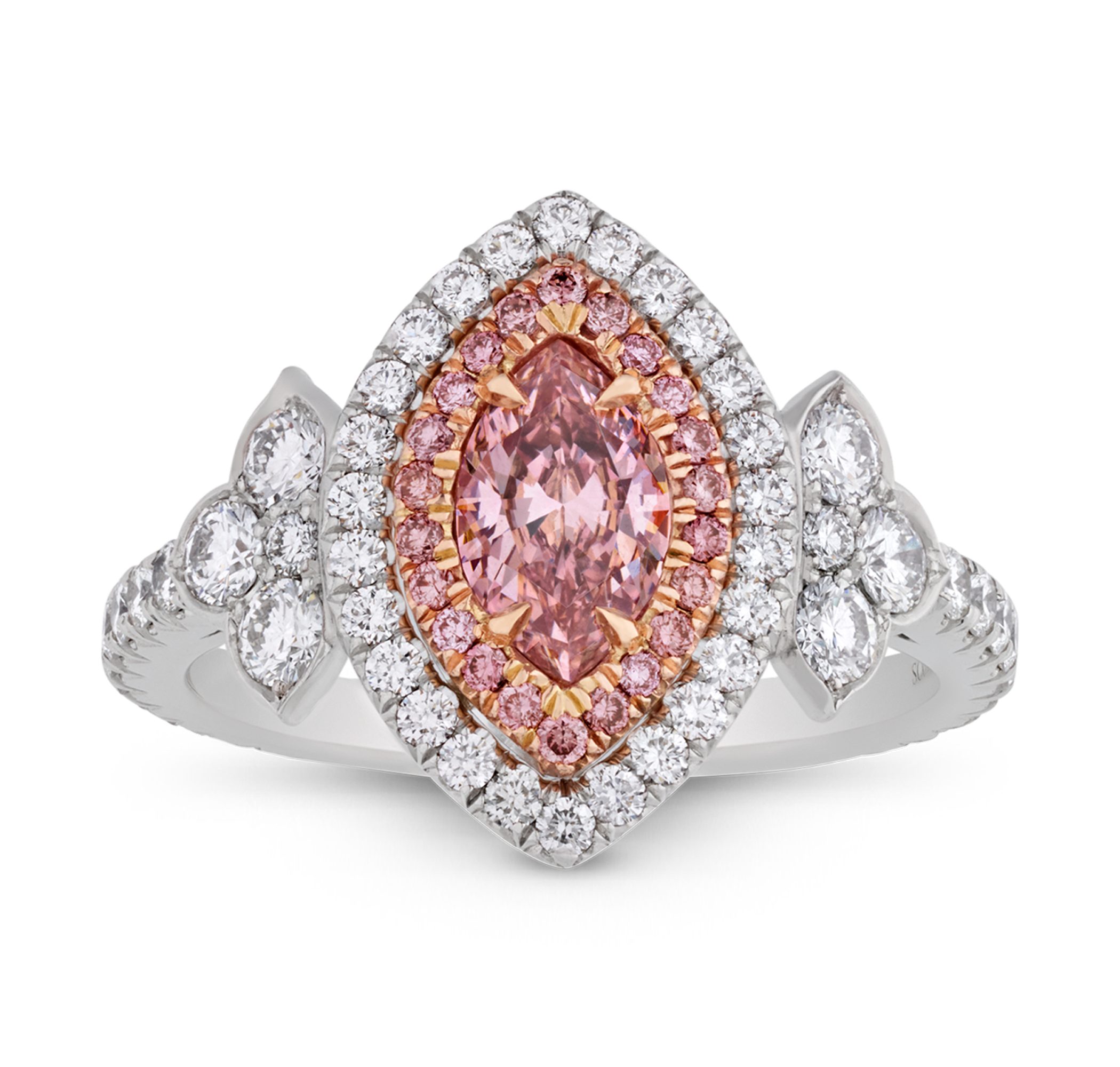 Fancy Intense Pink Diamond Ring, 0.53 carat