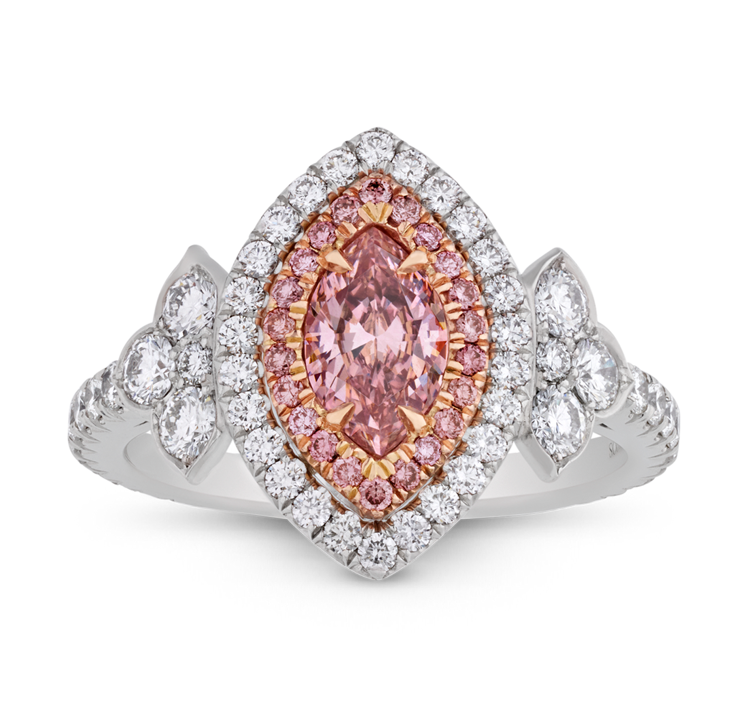 Fancy Intense Pink Diamond Ring, 0.53 carat