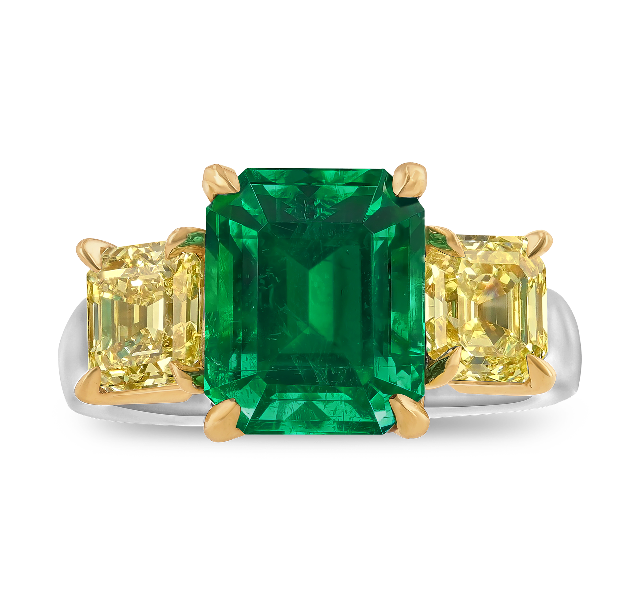 Untreated Emerald Ring, 4.62 carats