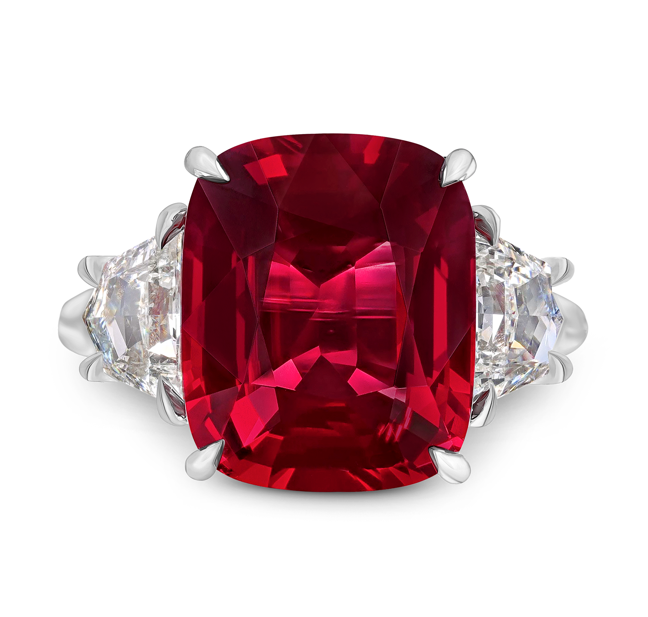 Untreated Burma Spinel Ring, 10.20 Carats