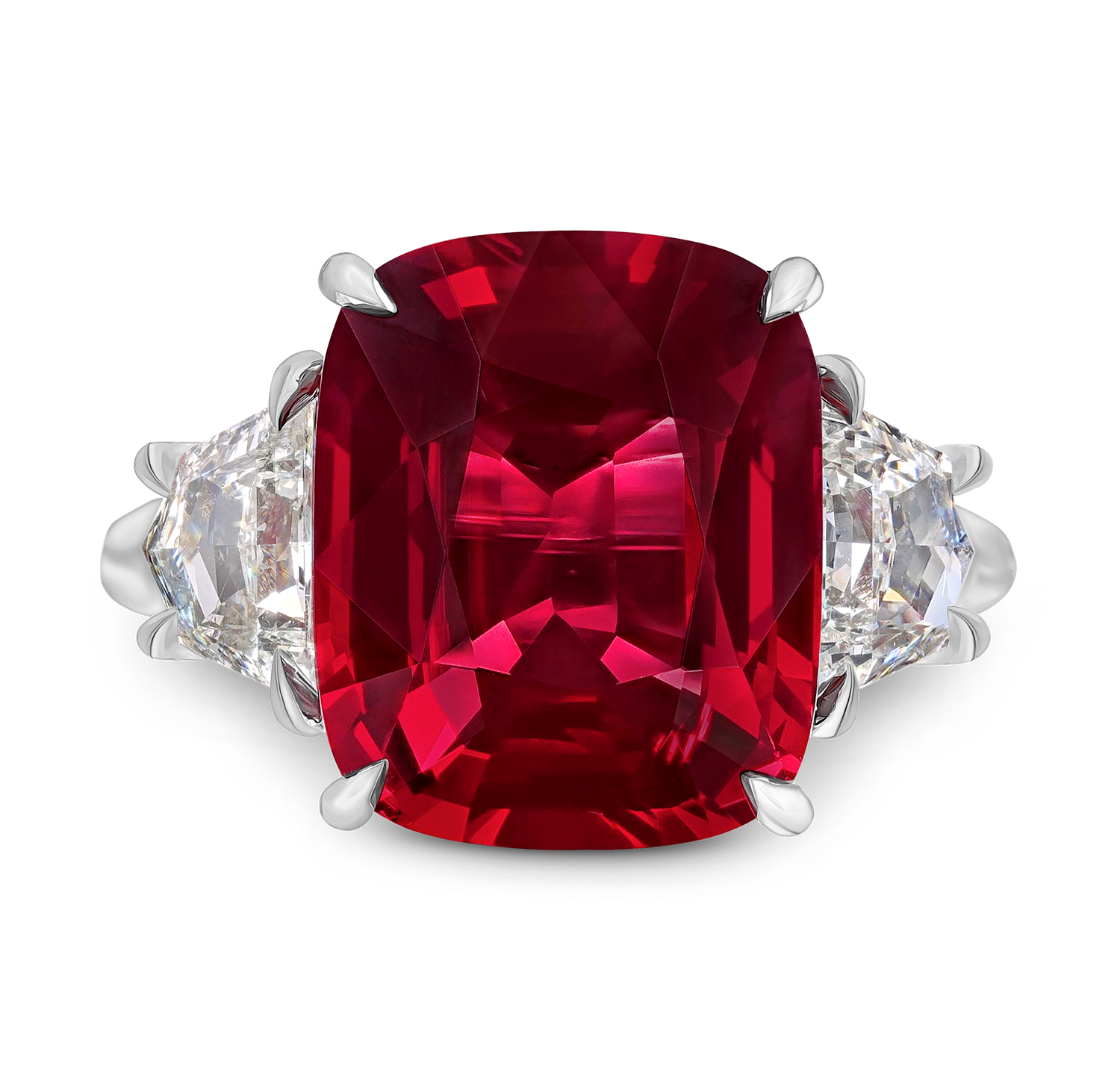 Untreated Burma Spinel Ring, 10.20 Carats