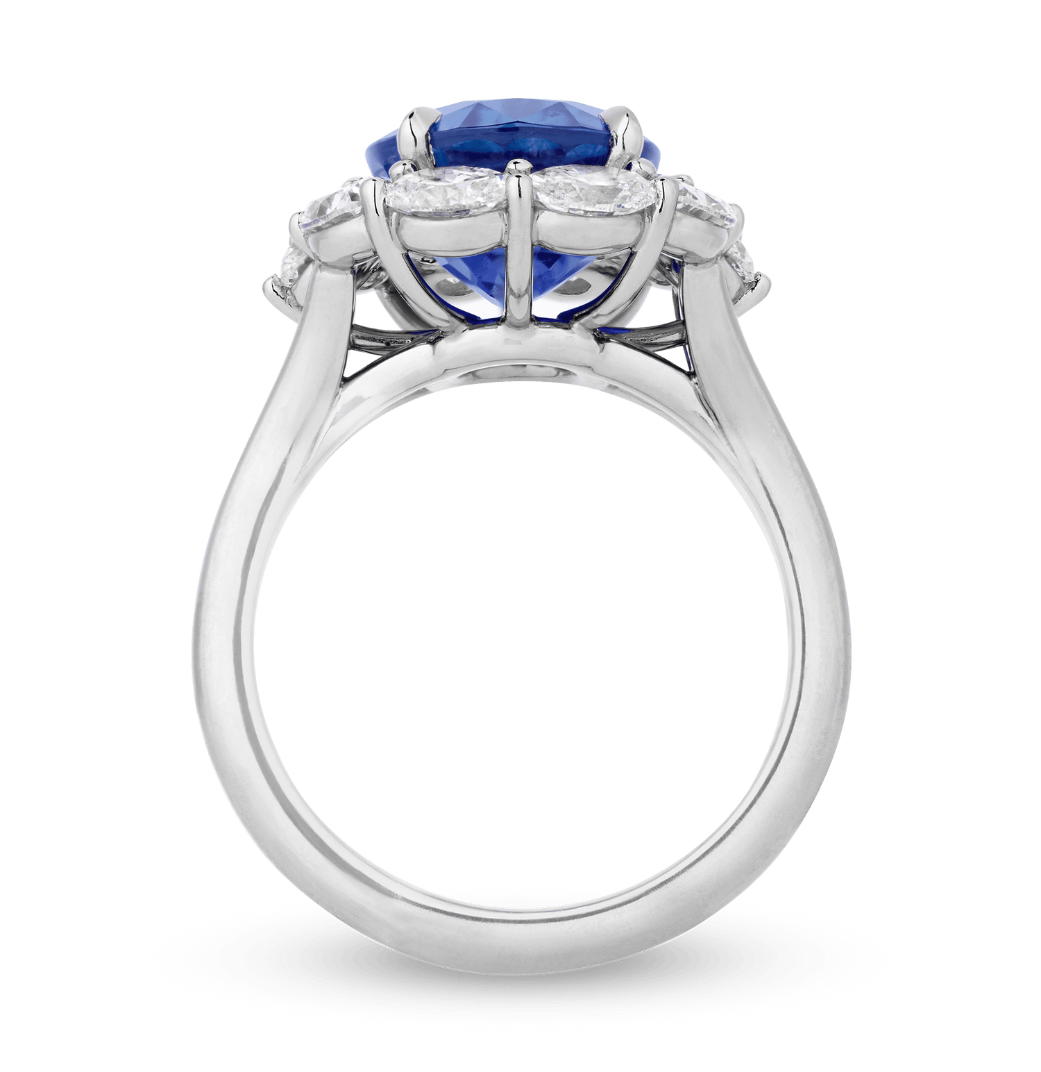 Unheated Kashmir Sapphire Ring, 5.38 carats