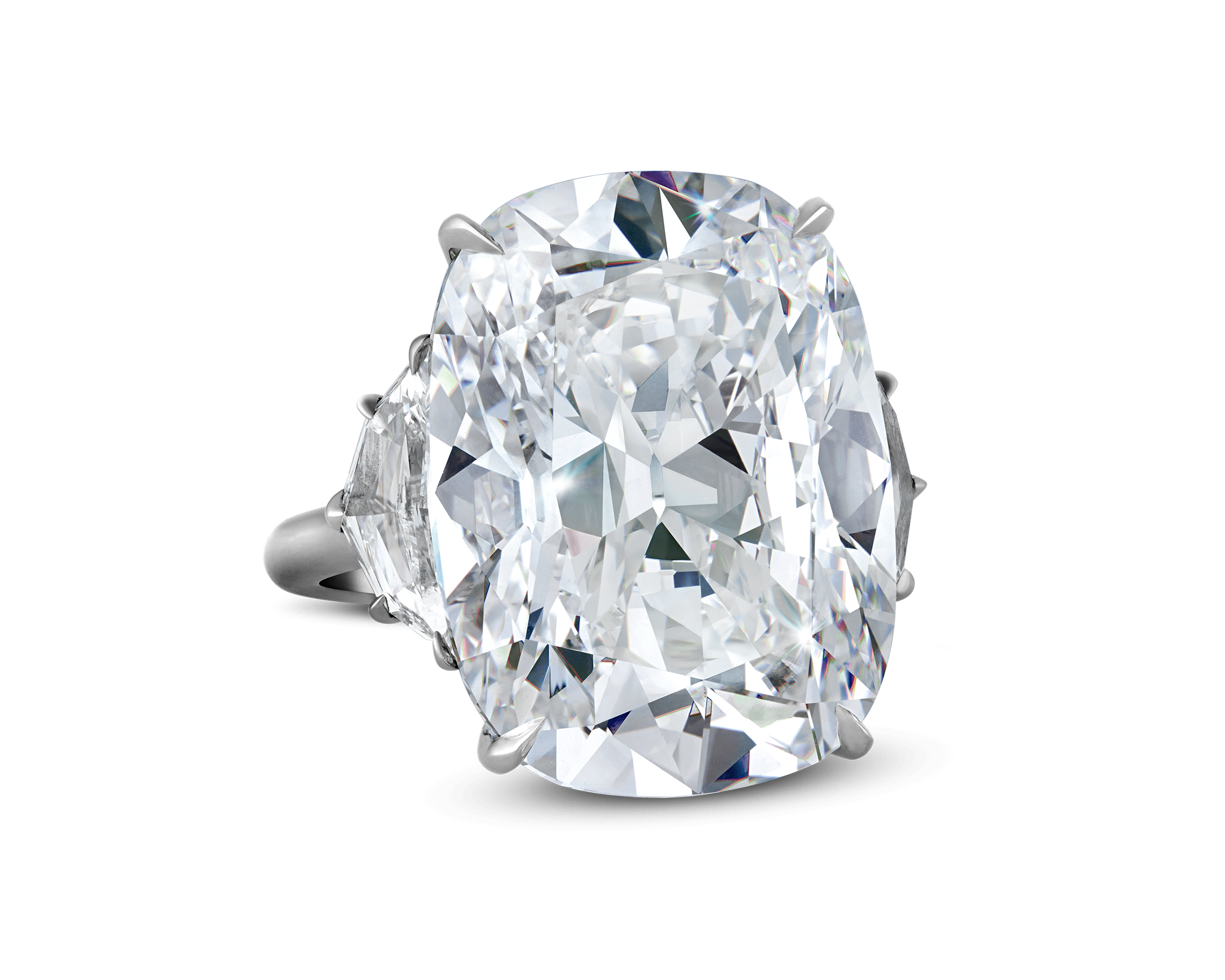 Flawless Golconda Diamond Ring, 26.23 carats