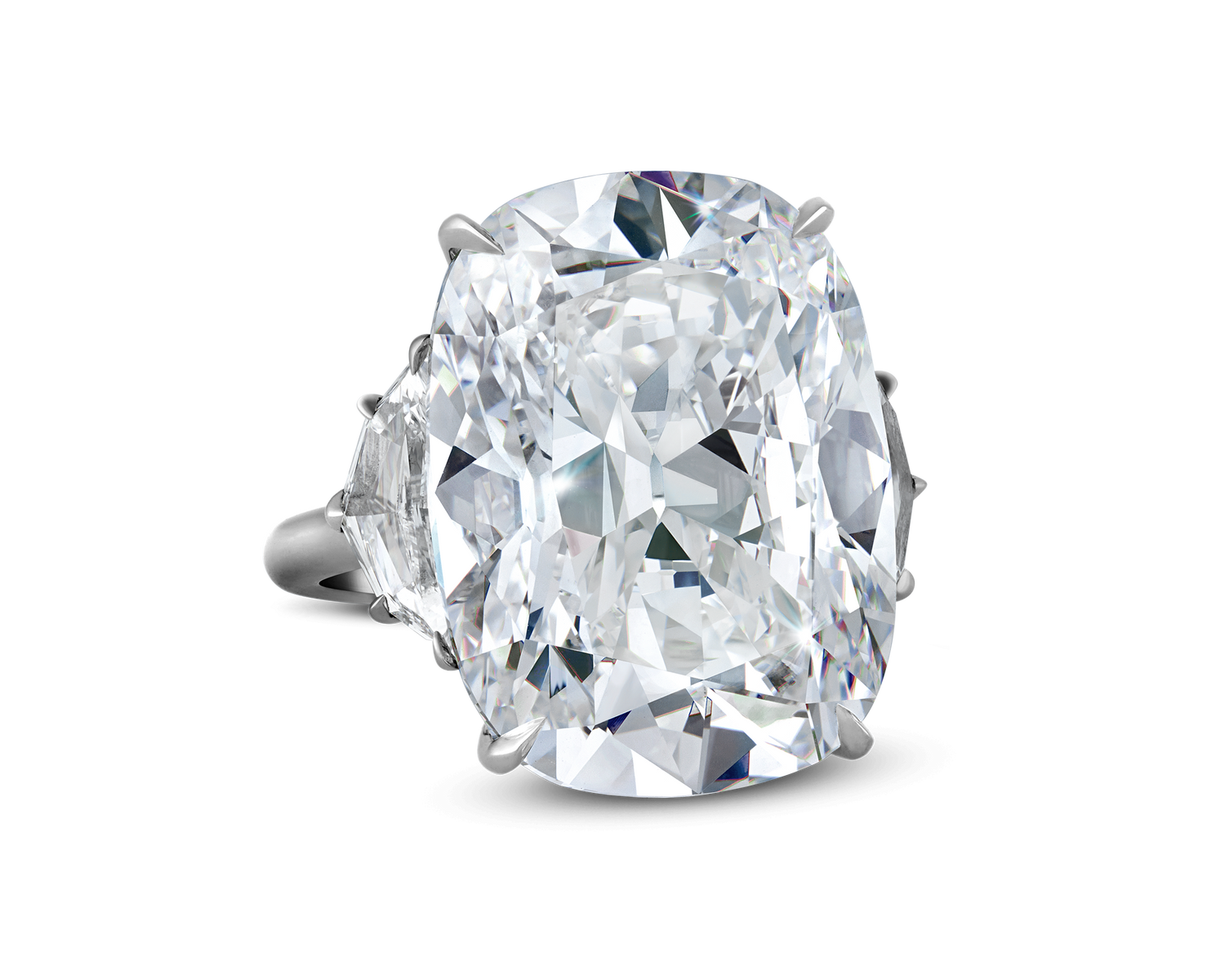 Flawless Golconda Diamond Ring, 26.23 carats