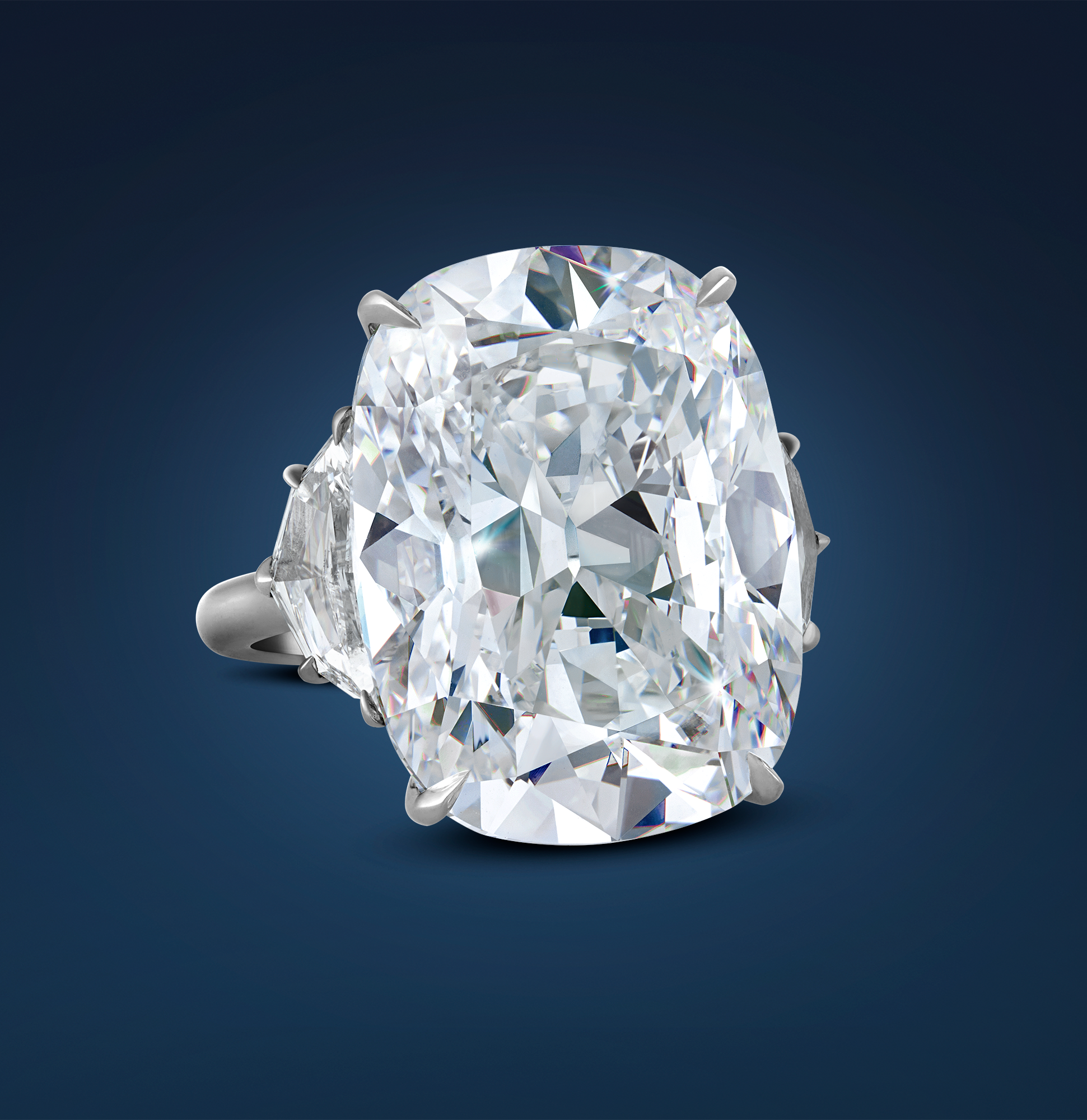 Flawless Golconda Diamond Ring, 26.23 carats