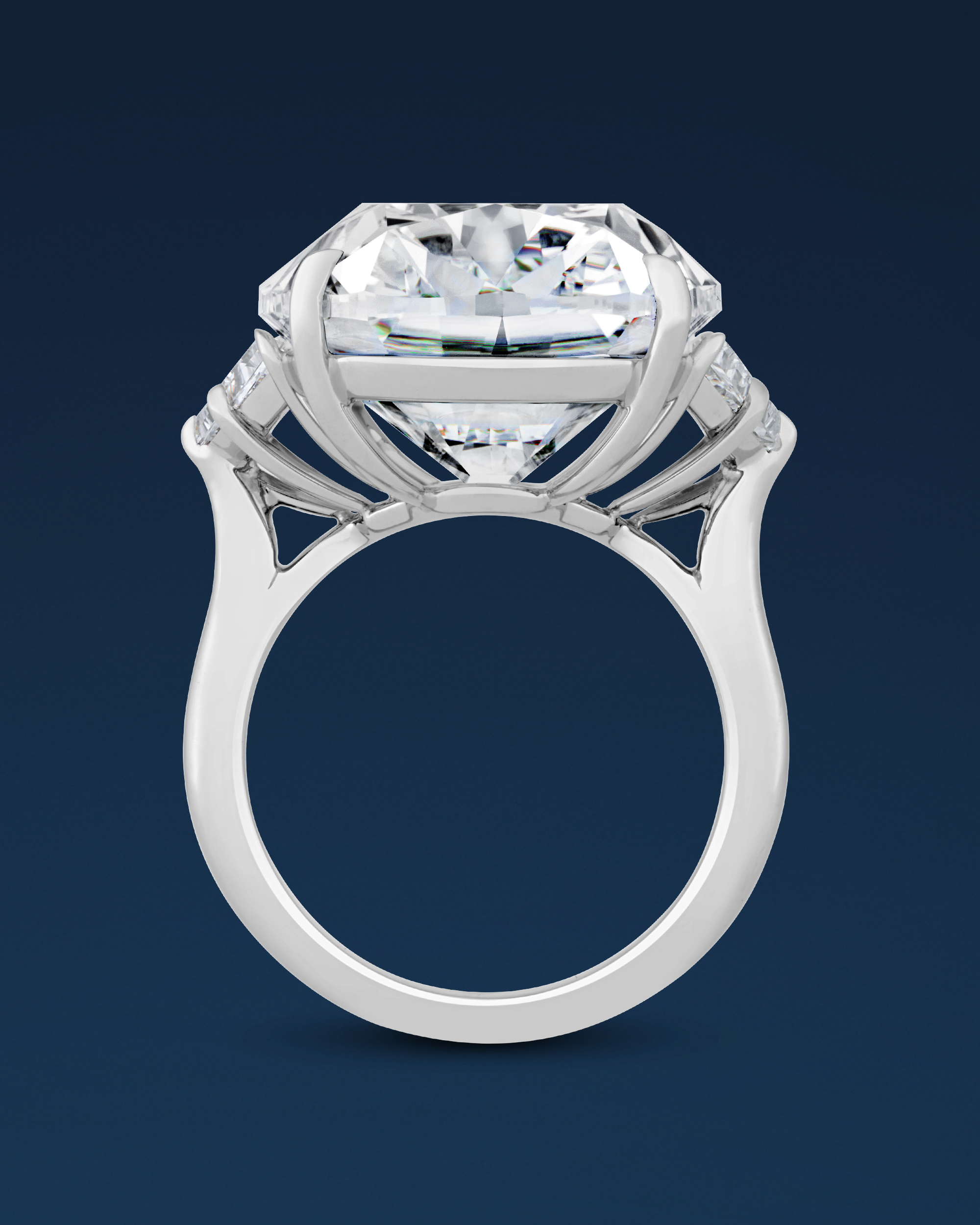 Flawless Golconda Diamond Ring, 26.23 carats