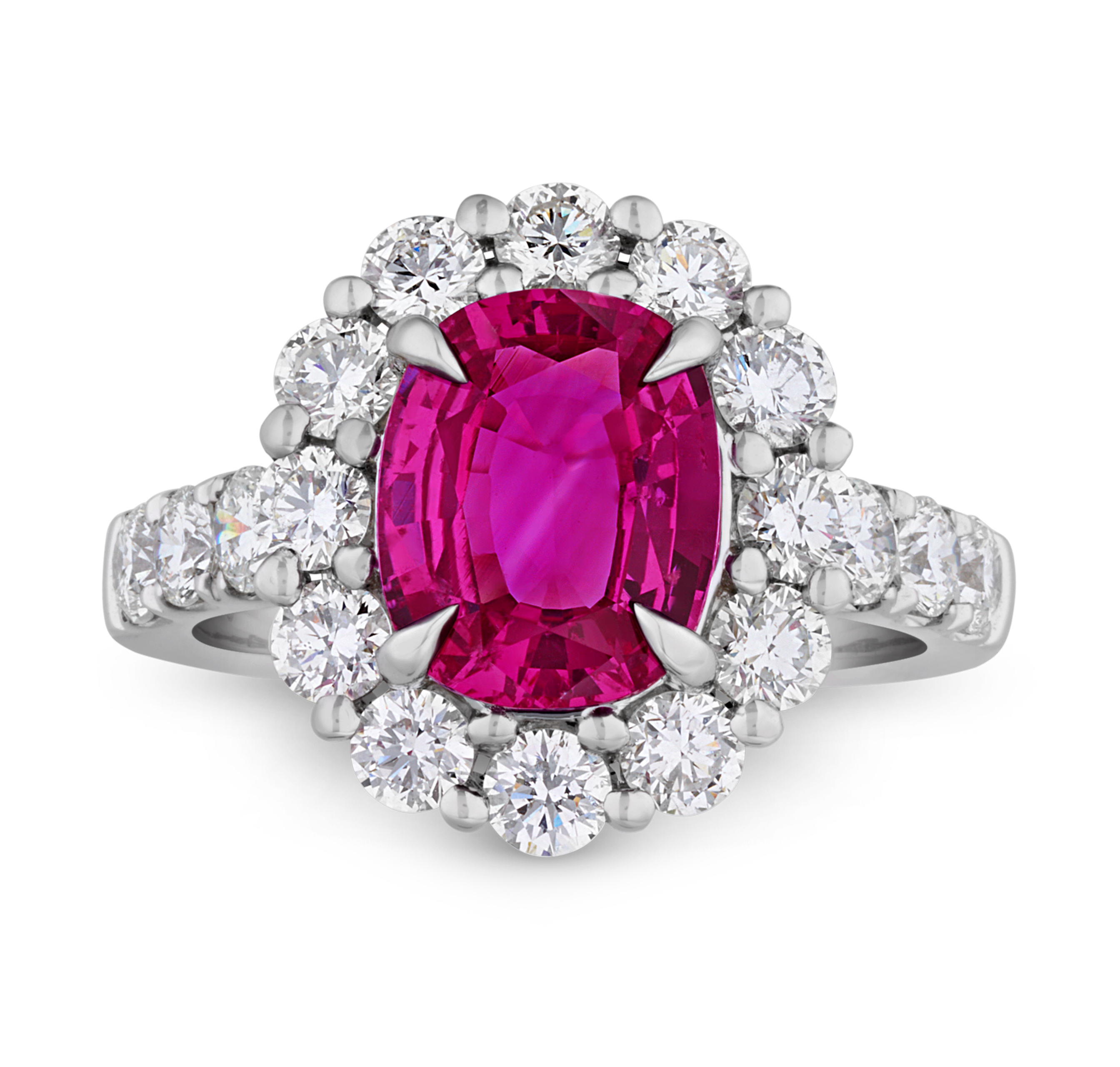 Pink Sapphire Ring, 2.53 carats