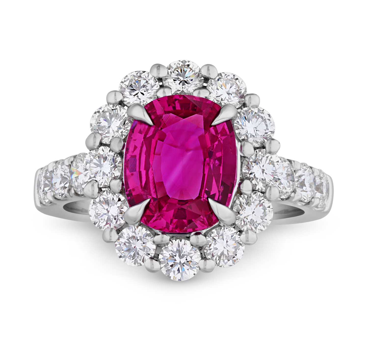 Pink Sapphire Ring, 2.53 carats