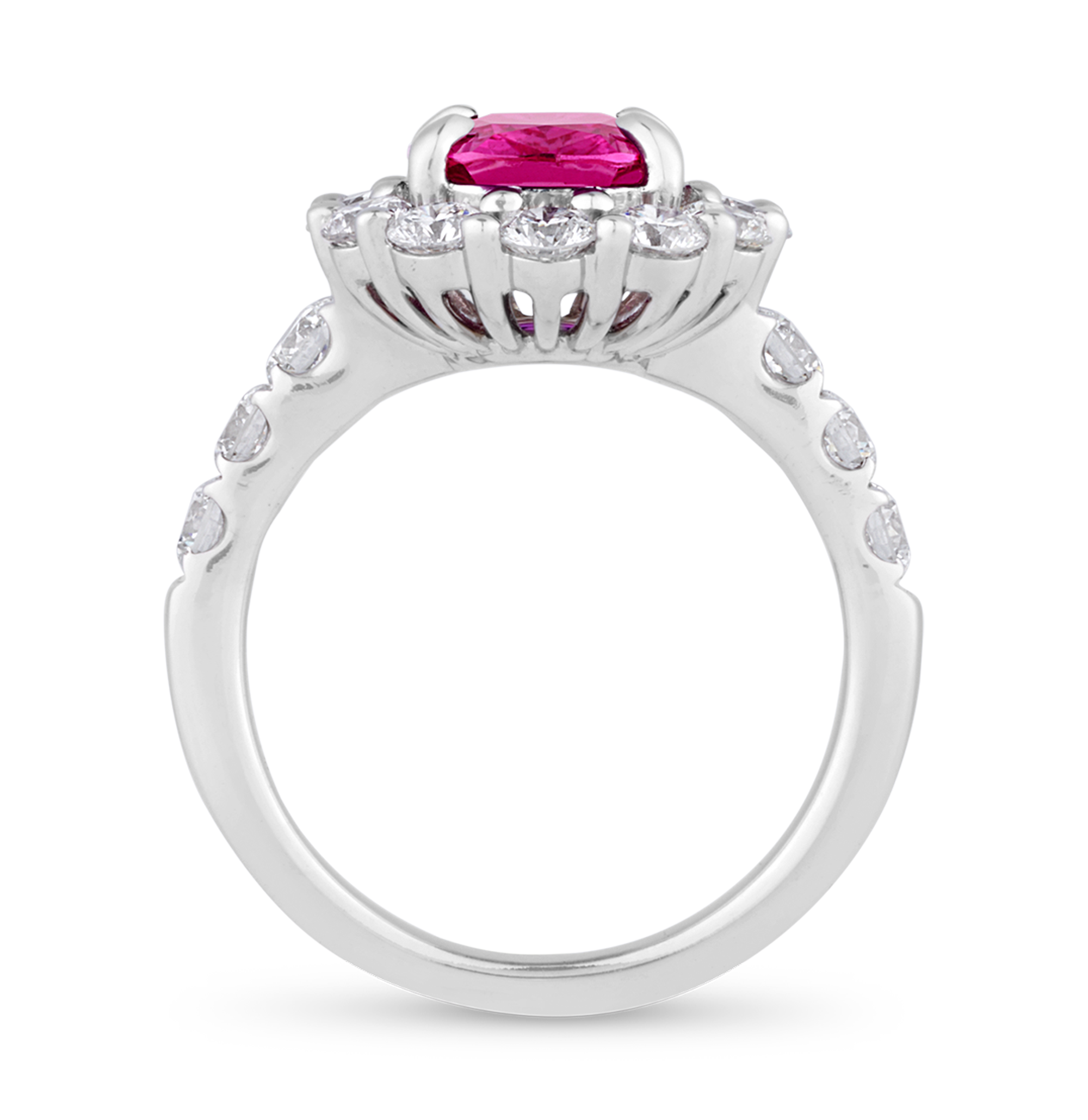 Pink Sapphire Ring, 2.53 carats