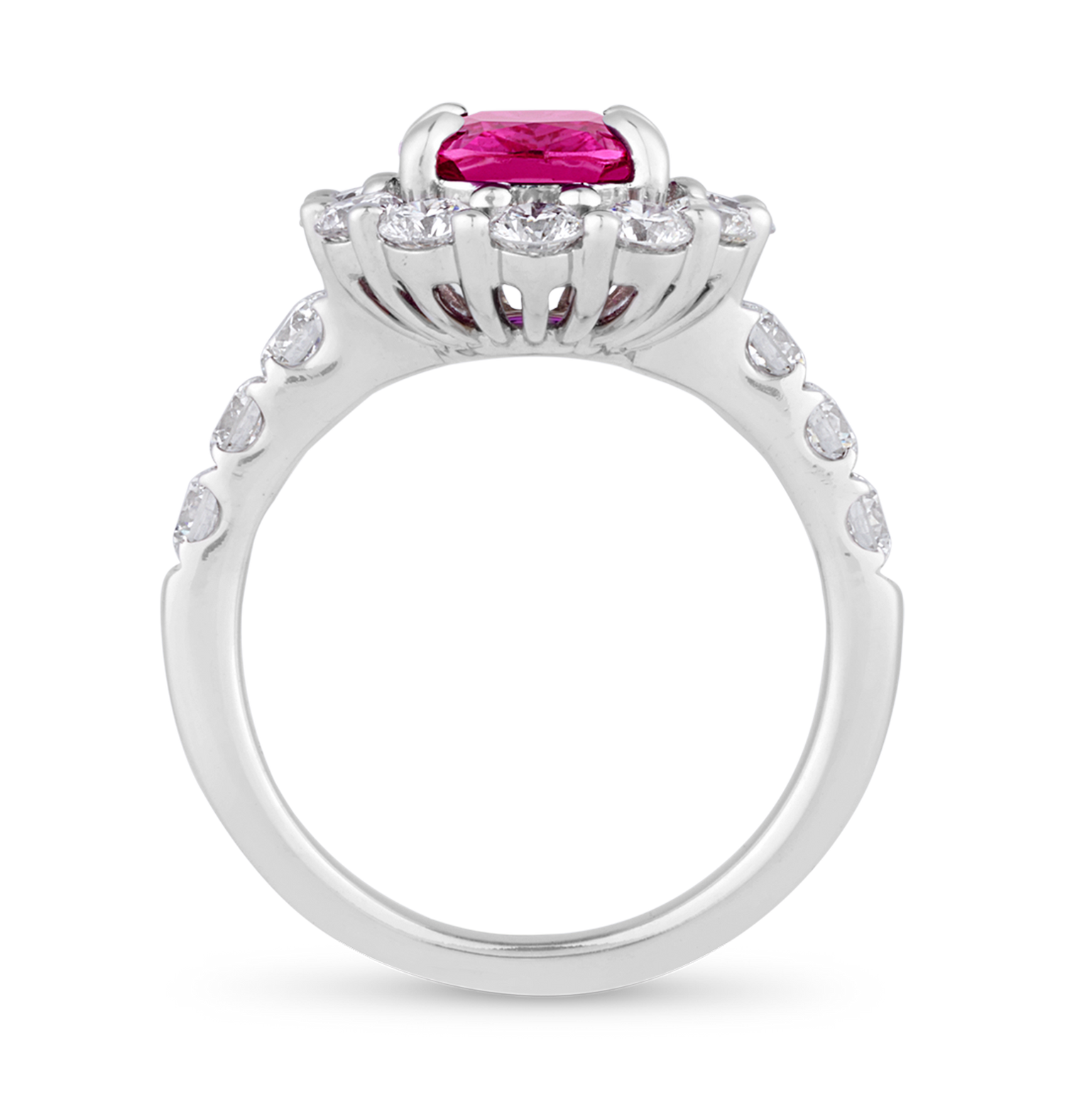 Pink Sapphire Ring, 2.53 carats