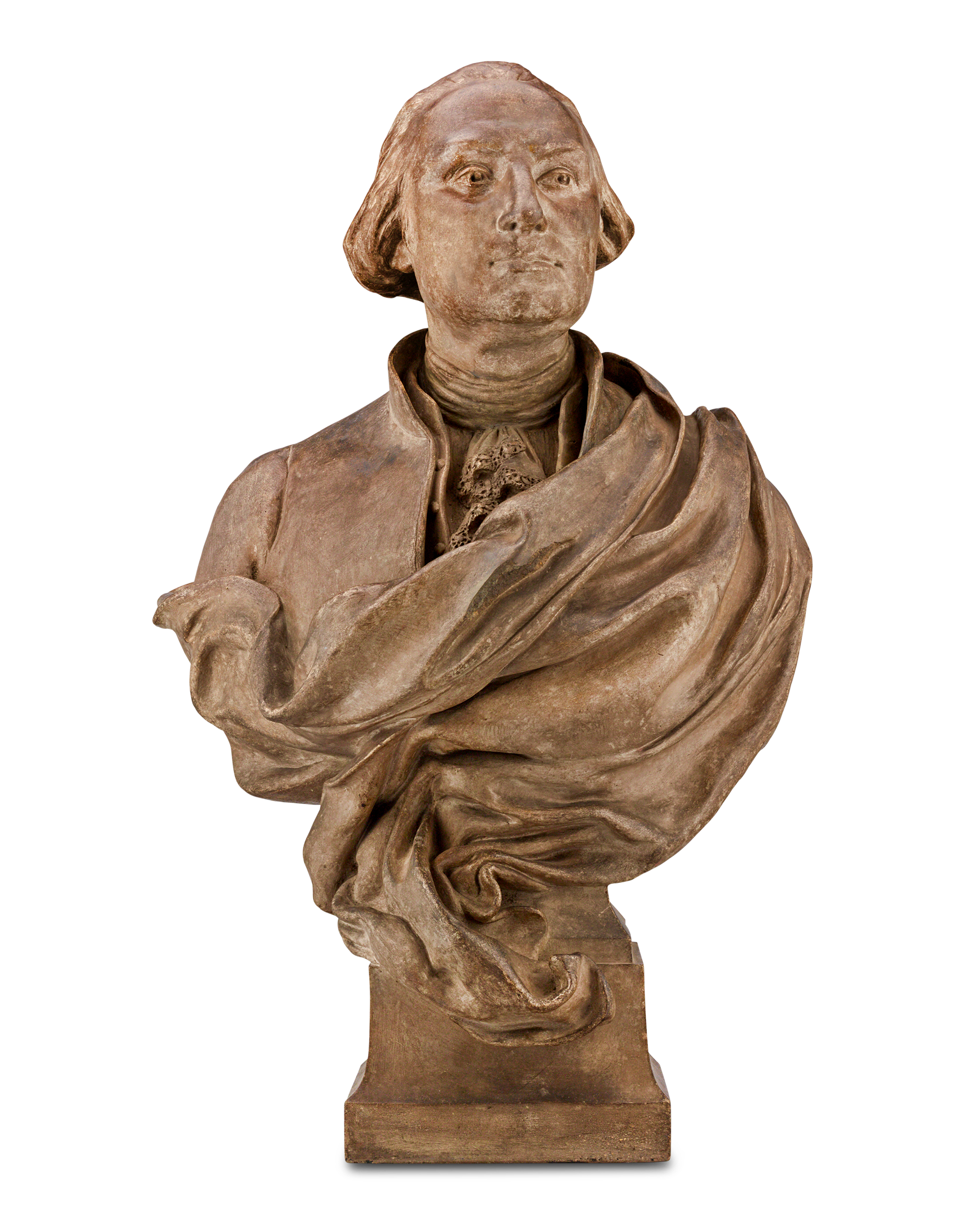 Terracotta Bust of George Washington by Eugène Delaplanche