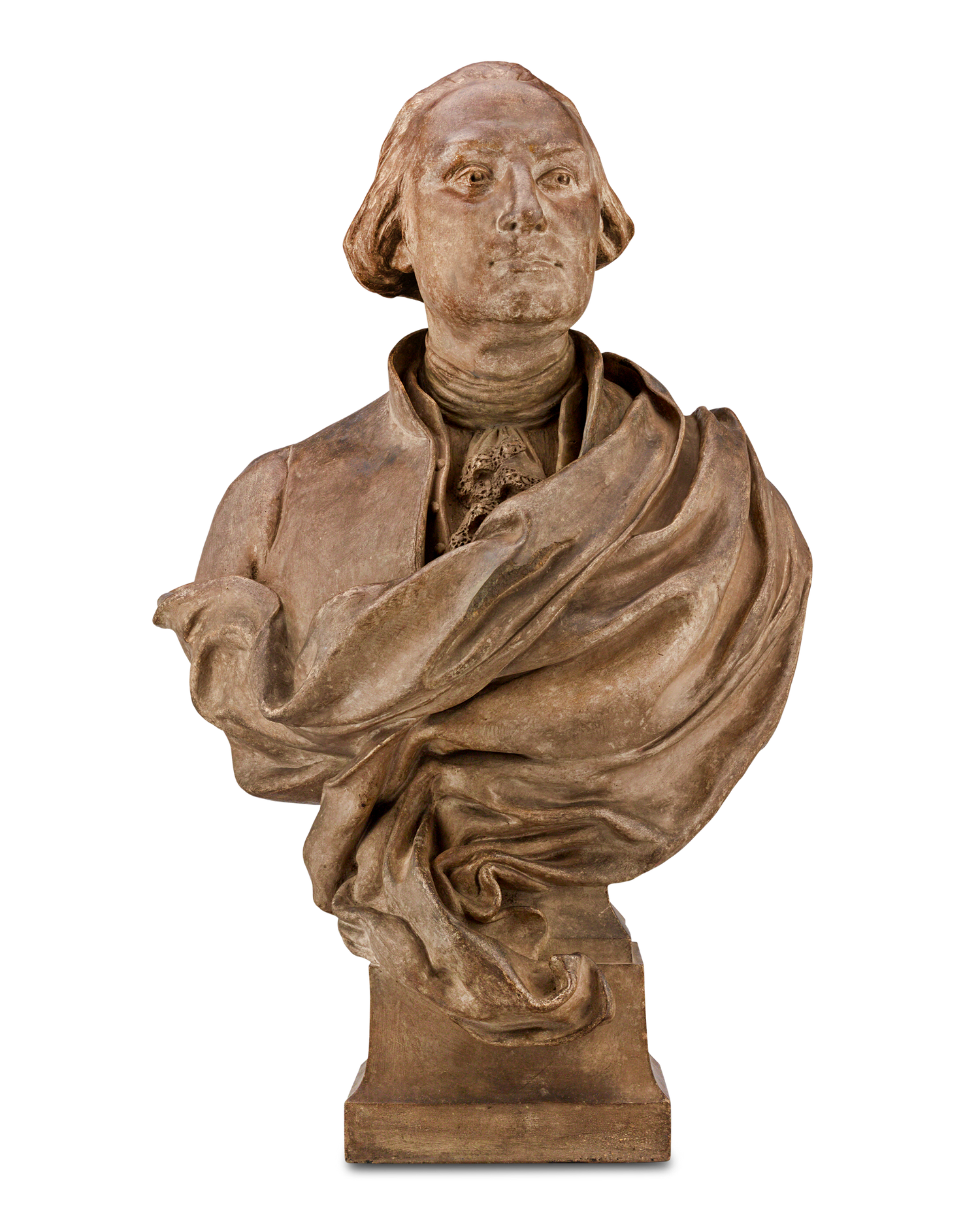 Terracotta Bust of George Washington by Eugène Delaplanche