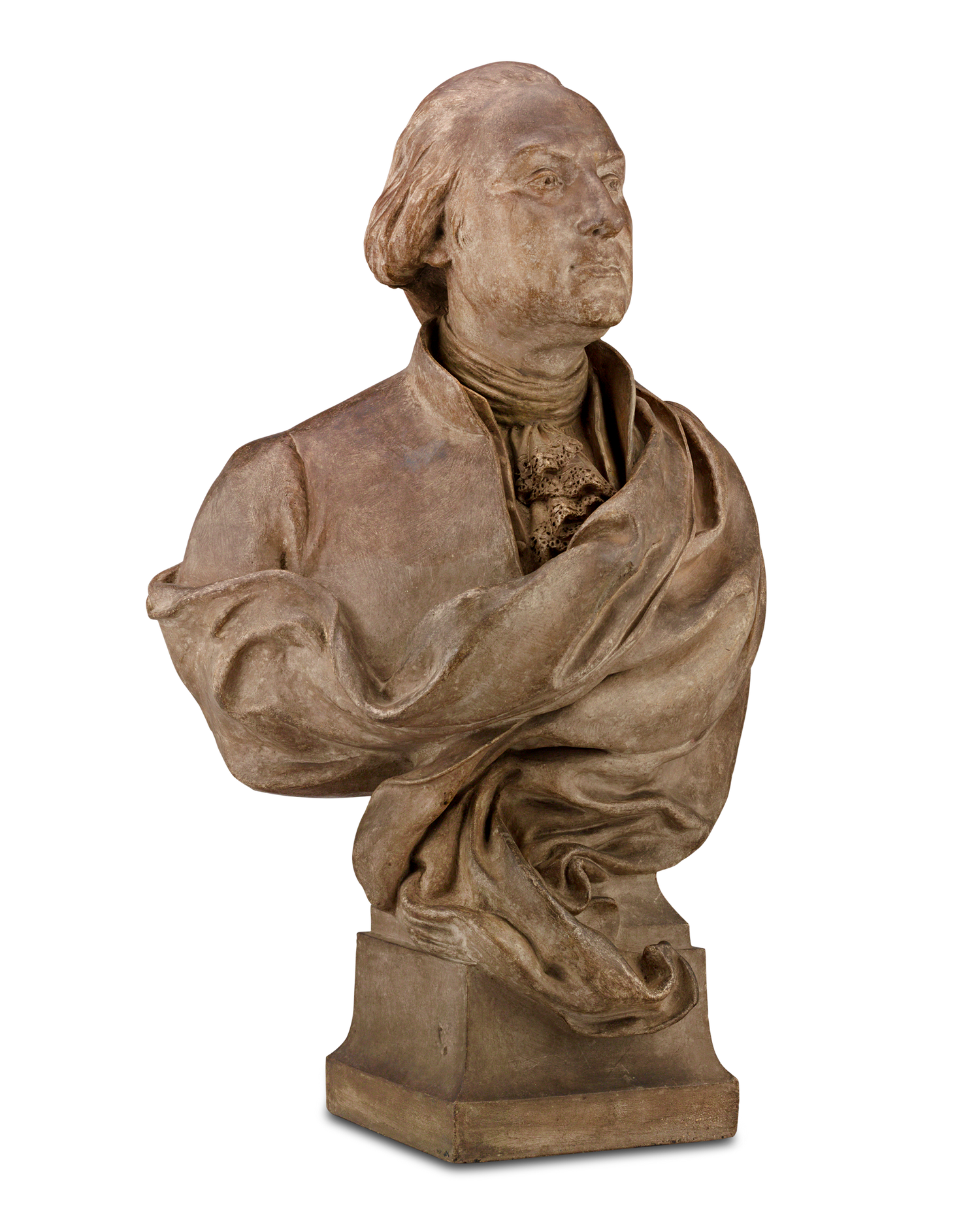 Terracotta Bust of George Washington by Eugène Delaplanche